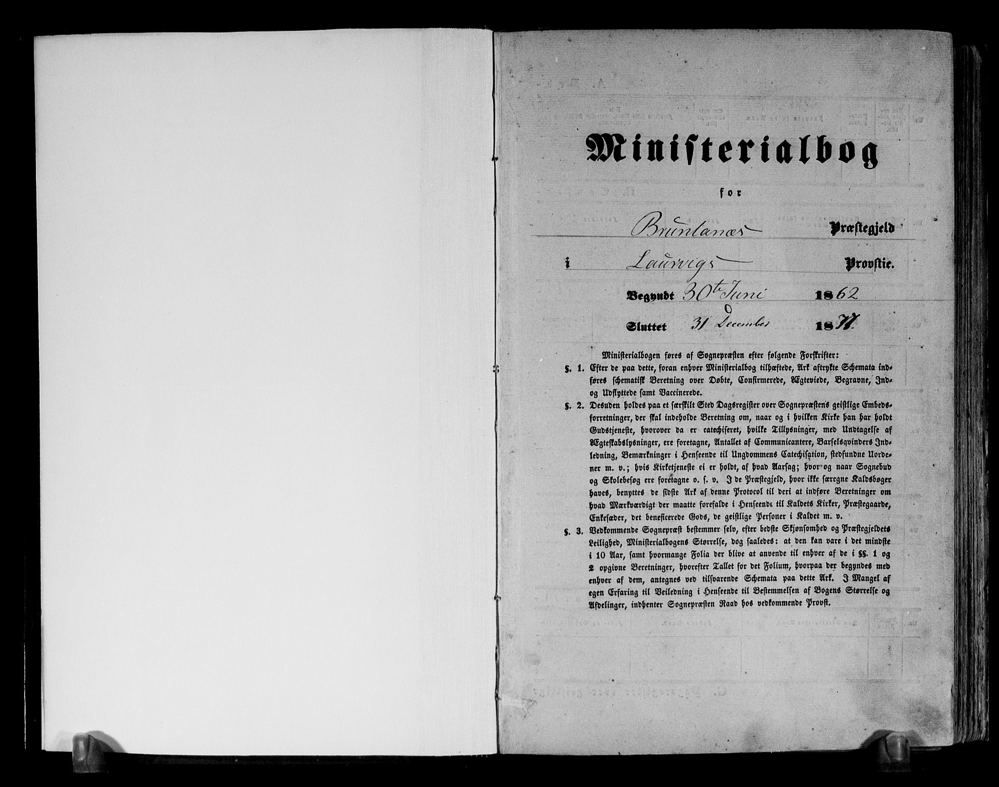 Brunlanes kirkebøker, AV/SAKO-A-342/F/Fa/L0005: Parish register (official) no. I 5, 1862-1877