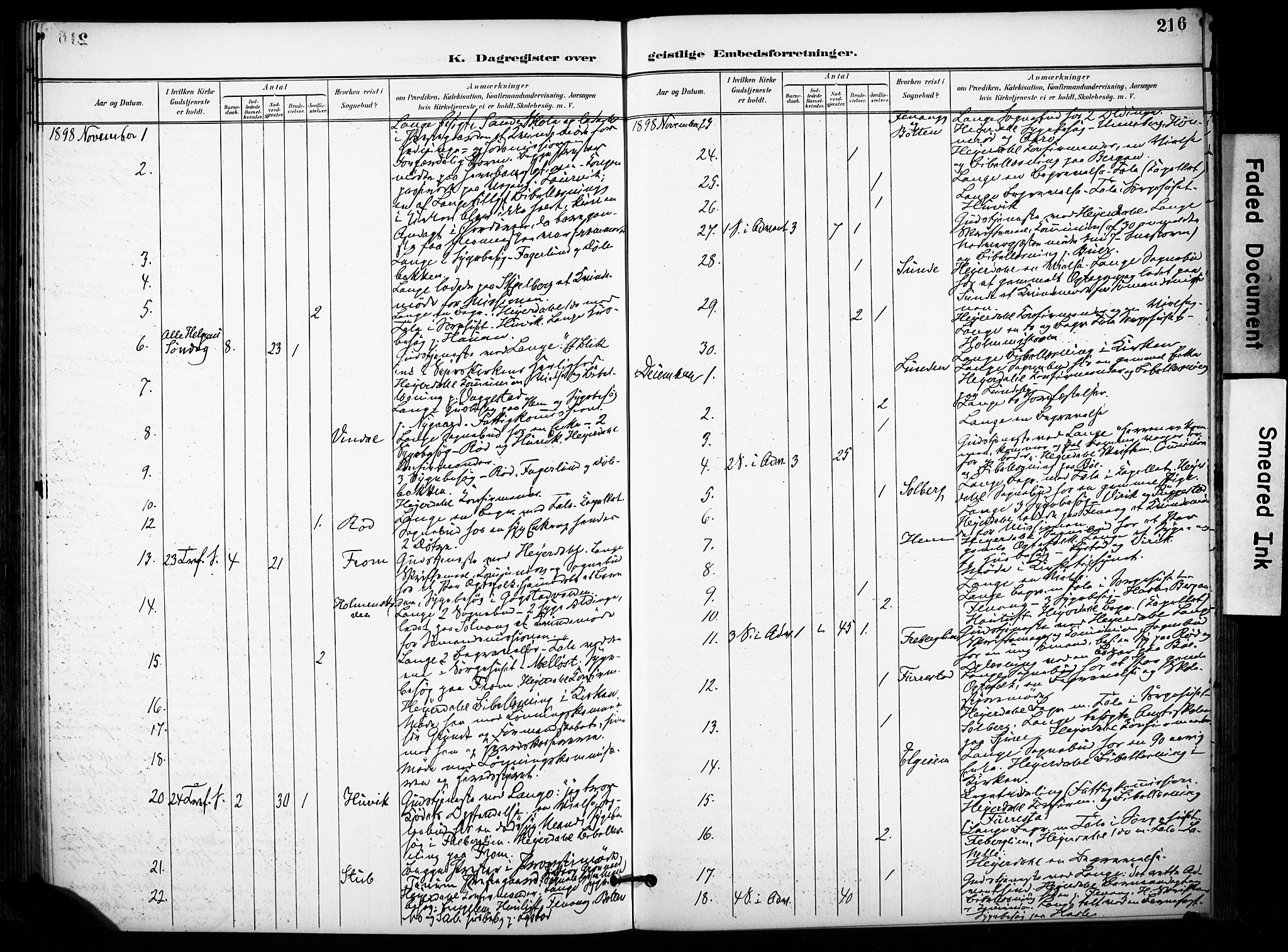 Sandar kirkebøker, SAKO/A-243/F/Fa/L0015: Parish register (official) no. 15, 1896-1907, p. 216