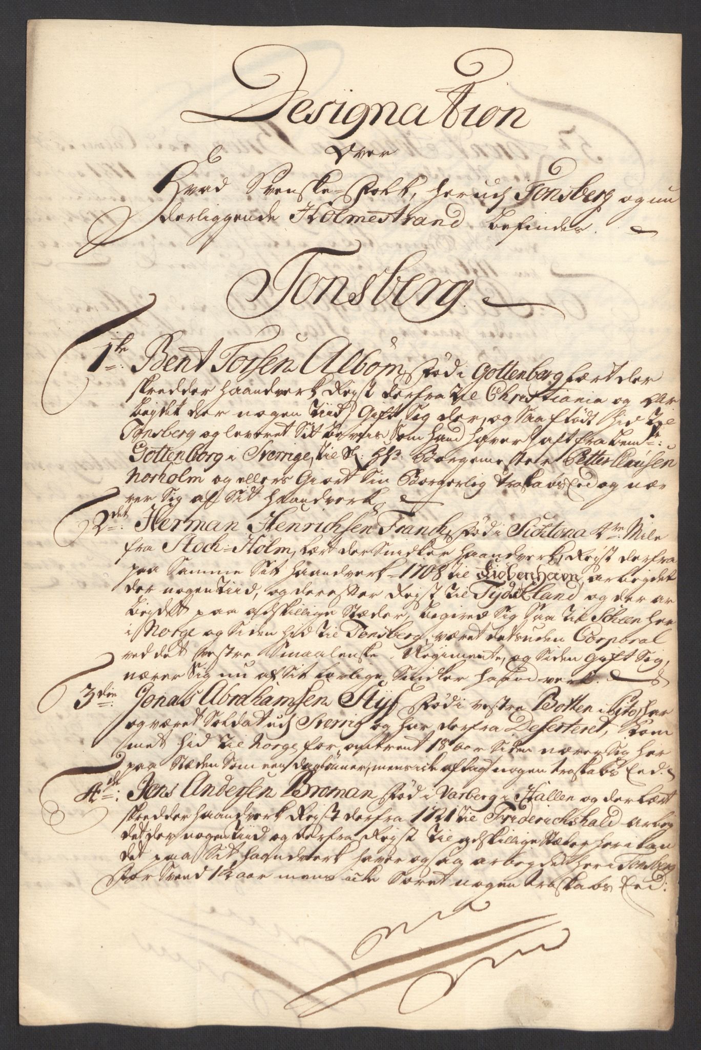 Kristiania stiftamt, SAO/A-10386/G/Gc/L0002: Utlendinger i Akershus stift, 1734-1735, p. 70