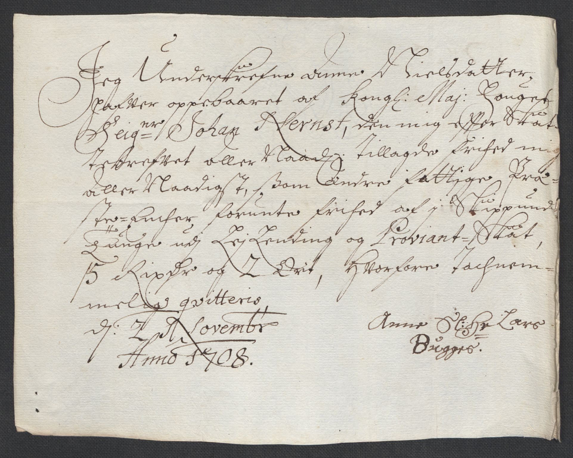 Rentekammeret inntil 1814, Reviderte regnskaper, Fogderegnskap, AV/RA-EA-4092/R18/L1305: Fogderegnskap Hadeland, Toten og Valdres, 1707-1708, p. 471