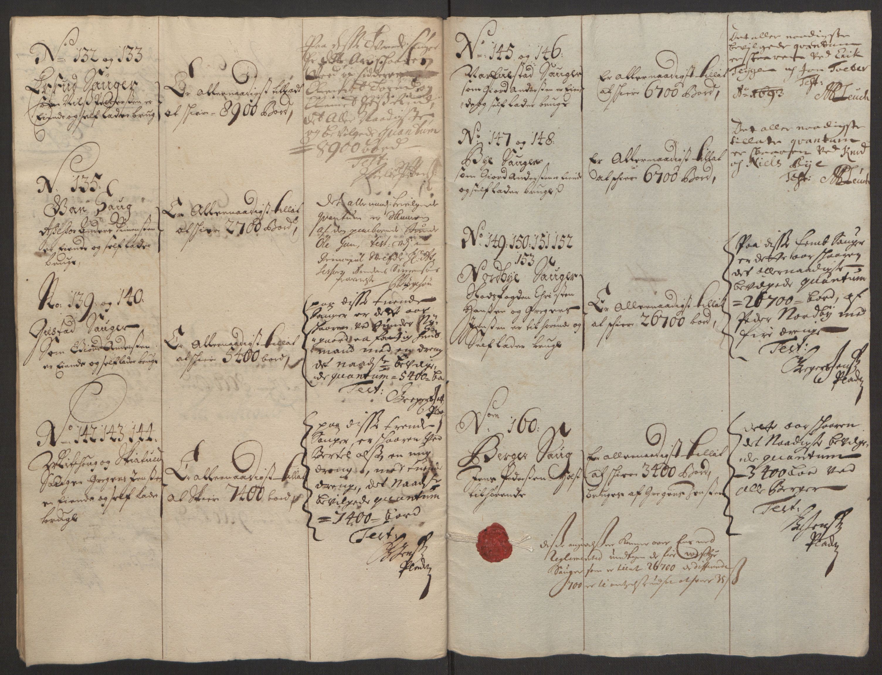 Rentekammeret inntil 1814, Reviderte regnskaper, Fogderegnskap, AV/RA-EA-4092/R11/L0578: Fogderegnskap Nedre Romerike, 1693, p. 188