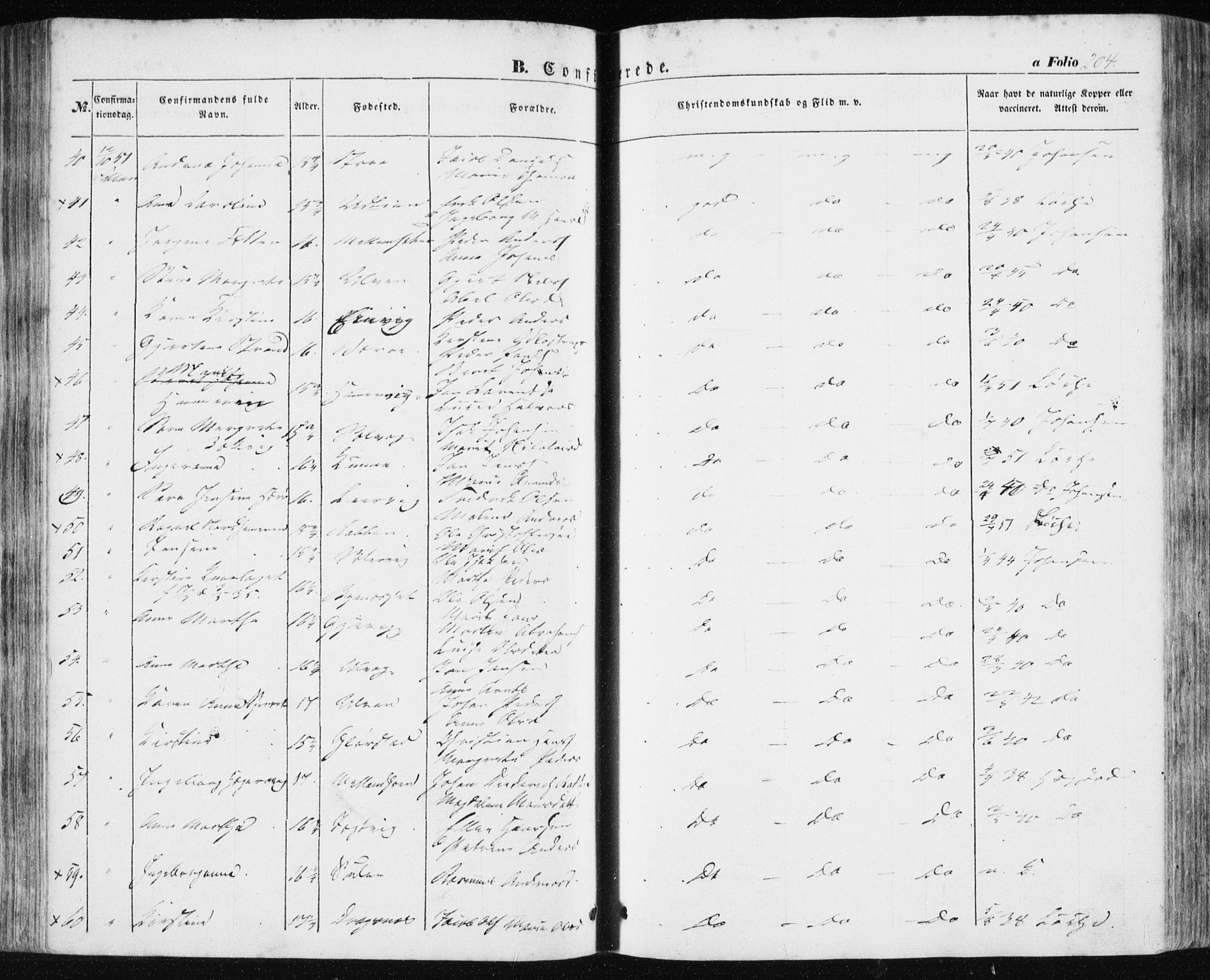 Ministerialprotokoller, klokkerbøker og fødselsregistre - Sør-Trøndelag, AV/SAT-A-1456/634/L0529: Parish register (official) no. 634A05, 1843-1851, p. 204