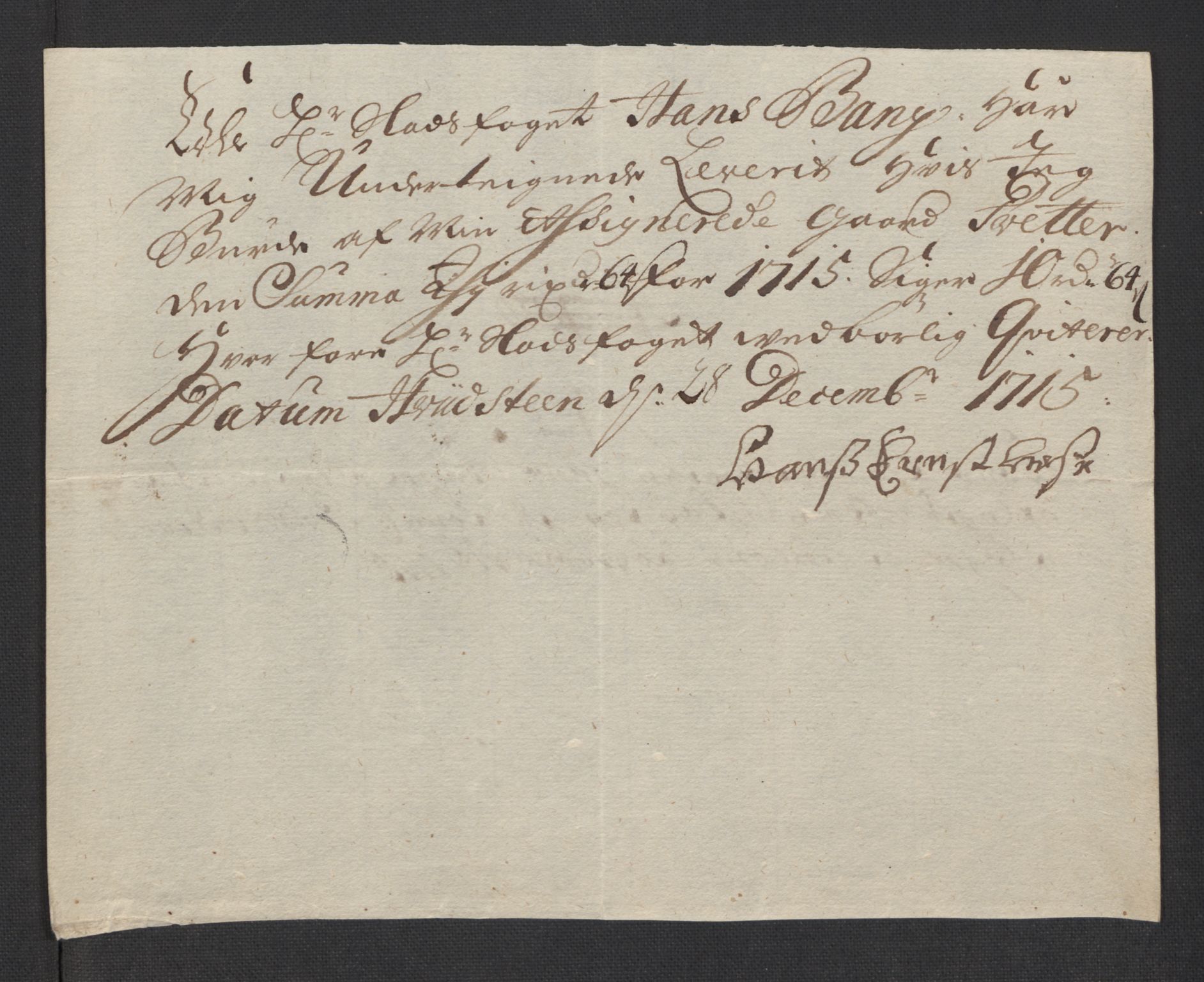 Rentekammeret inntil 1814, Reviderte regnskaper, Fogderegnskap, AV/RA-EA-4092/R10/L0453: Fogderegnskap Aker og Follo, 1715, p. 230