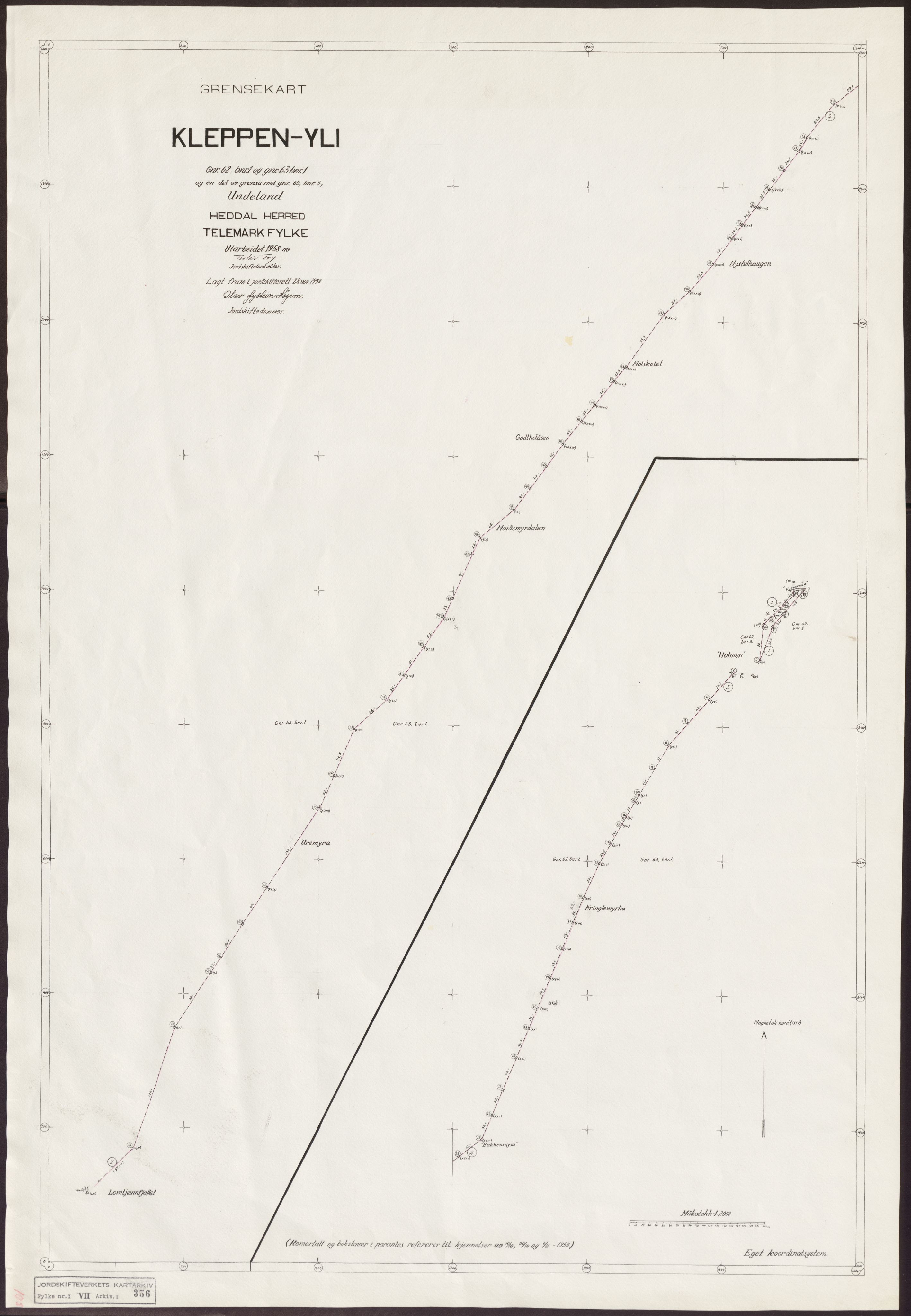 Jordskifteverkets kartarkiv, RA/S-3929/T, 1859-1988, p. 449