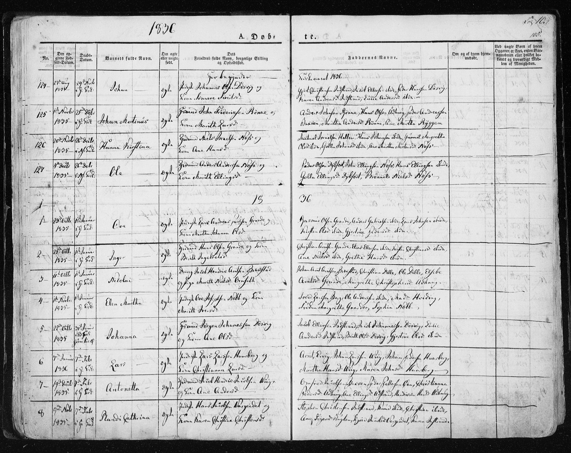 Ministerialprotokoller, klokkerbøker og fødselsregistre - Sør-Trøndelag, SAT/A-1456/659/L0735: Parish register (official) no. 659A05, 1826-1841, p. 103