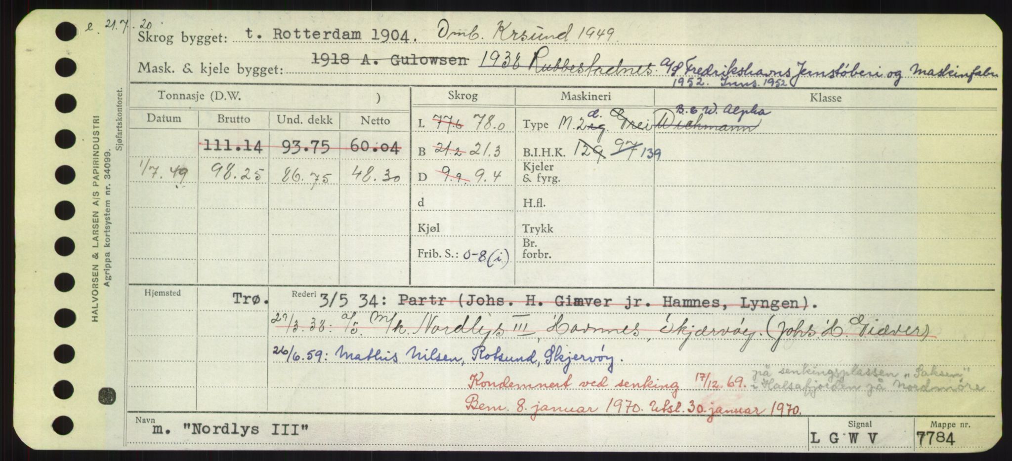 Sjøfartsdirektoratet med forløpere, Skipsmålingen, AV/RA-S-1627/H/Hd/L0026: Fartøy, N-Norhol, p. 525