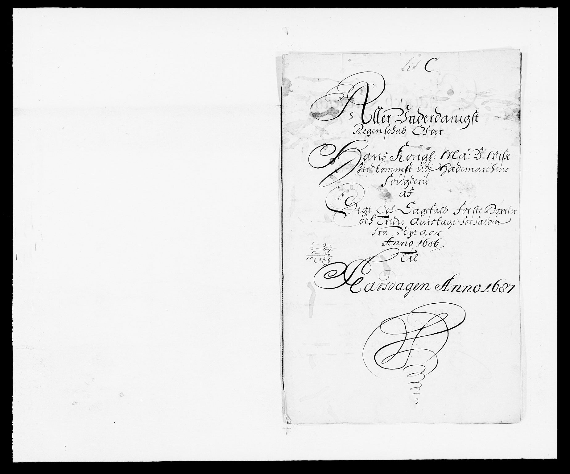 Rentekammeret inntil 1814, Reviderte regnskaper, Fogderegnskap, RA/EA-4092/R16/L1027: Fogderegnskap Hedmark, 1686, p. 255