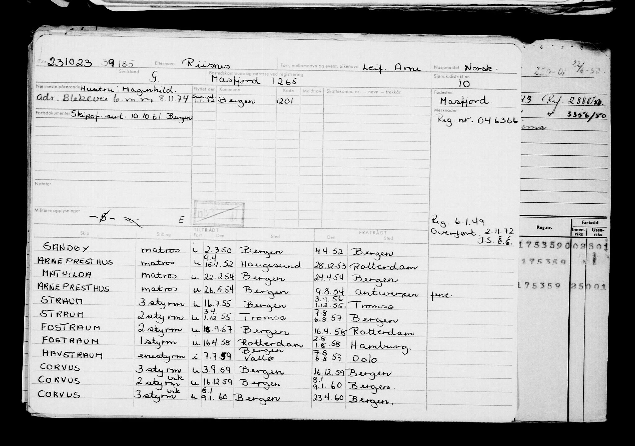 Direktoratet for sjømenn, AV/RA-S-3545/G/Gb/L0224: Hovedkort, 1923, p. 225