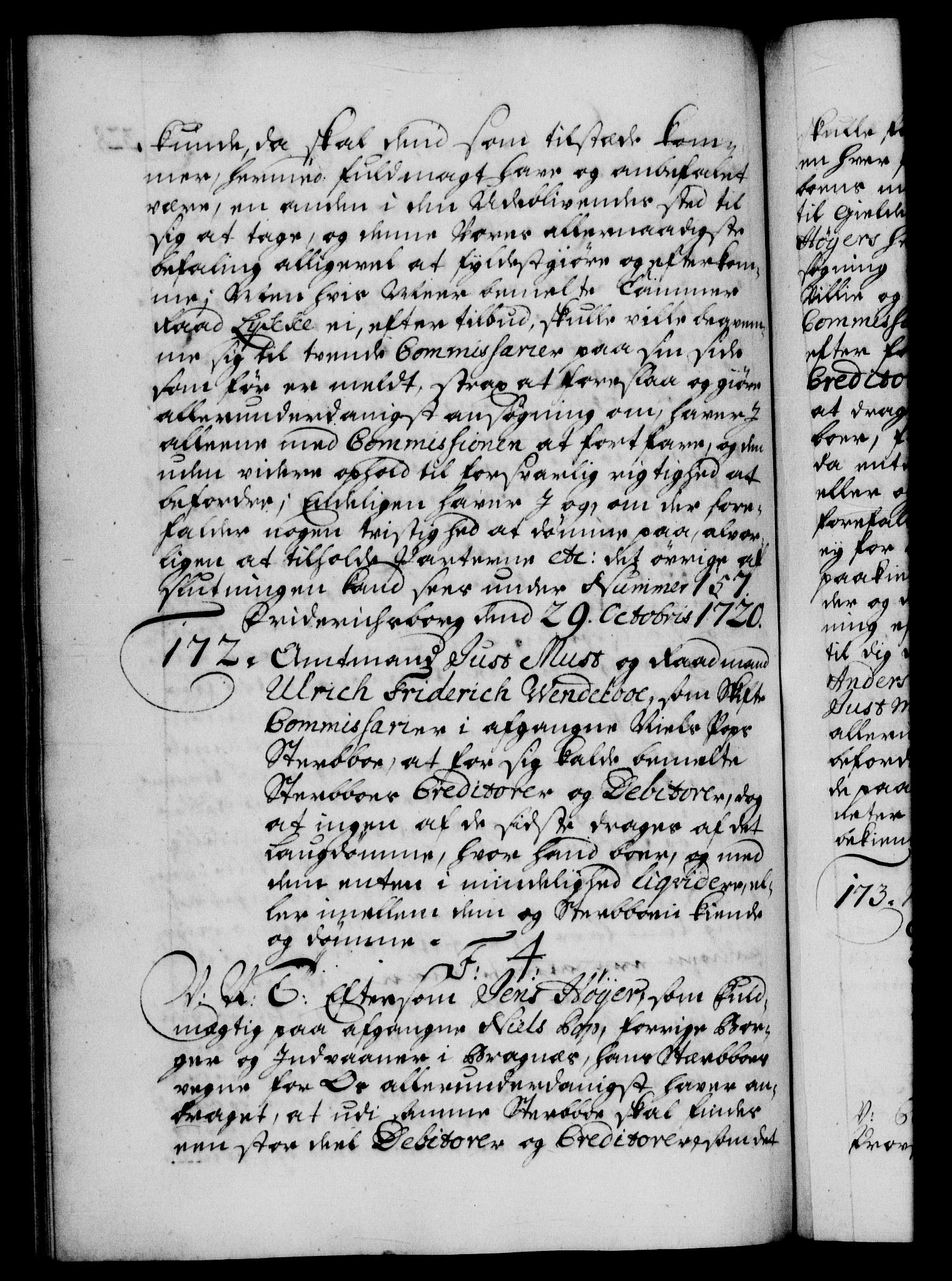Danske Kanselli 1572-1799, RA/EA-3023/F/Fc/Fca/Fcab/L0021: Norske tegnelser, 1719-1721, p. 328b