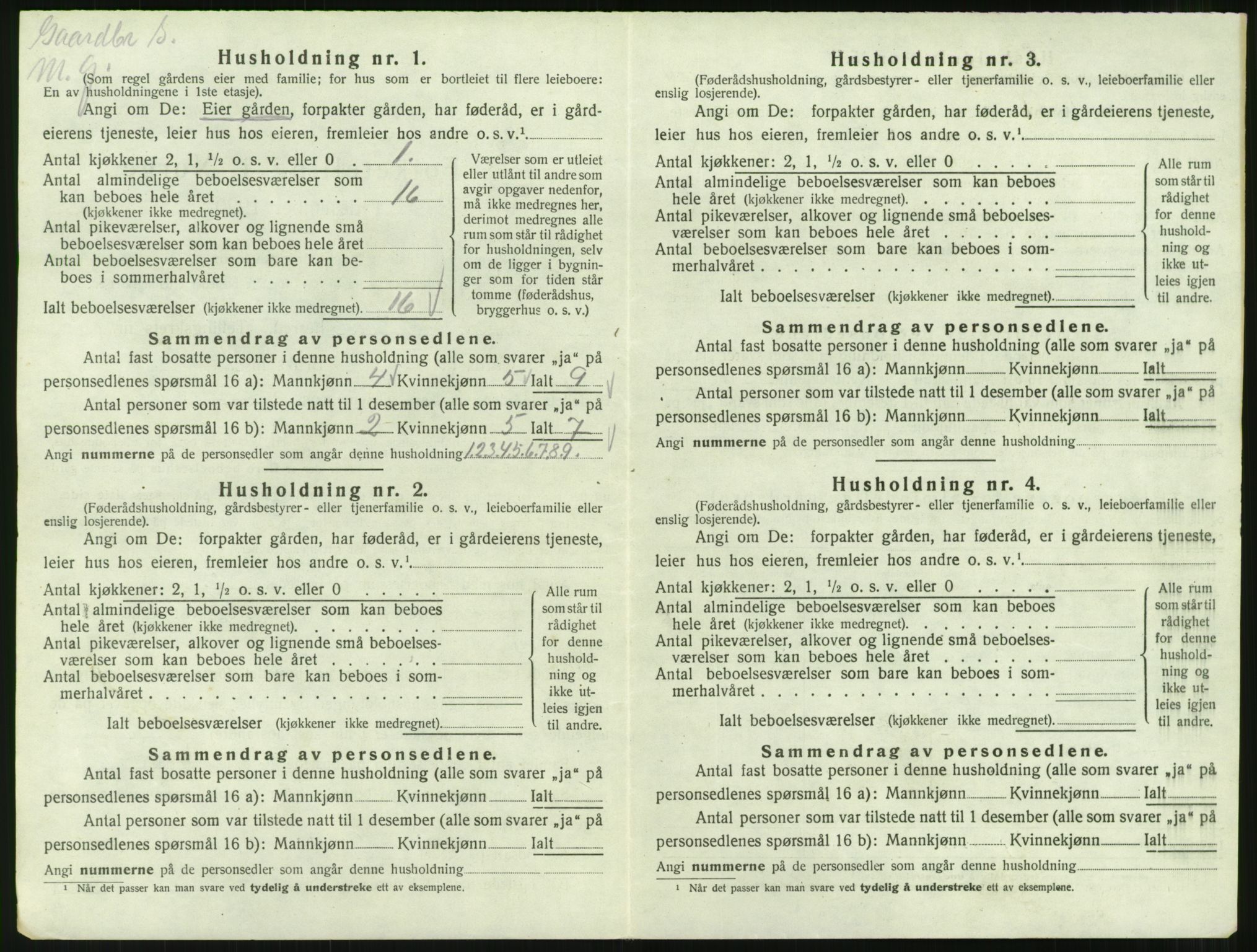 SAT, 1920 census for Eresfjord og Vistdal, 1920, p. 236