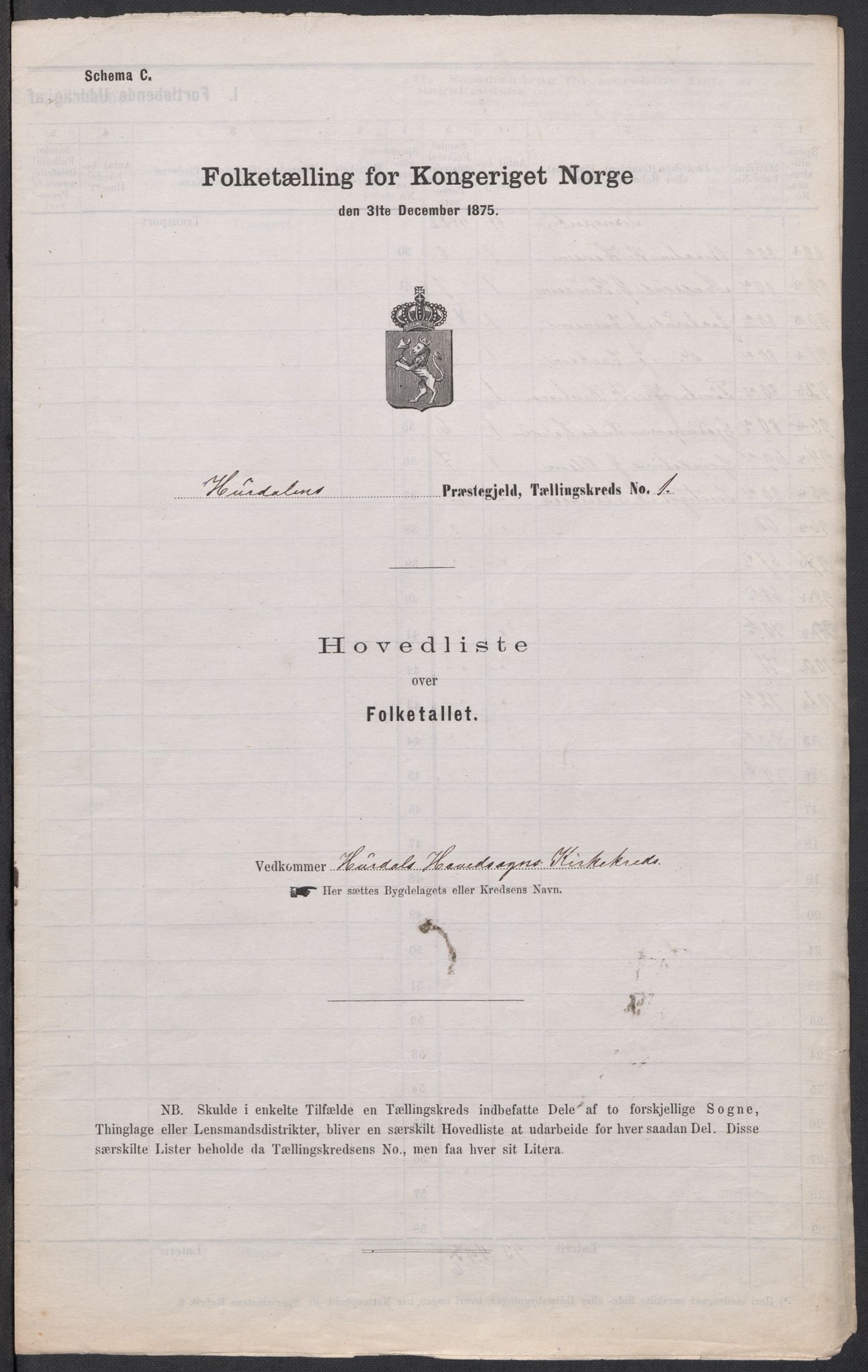 RA, 1875 census for 0239P Hurdal, 1875, p. 4