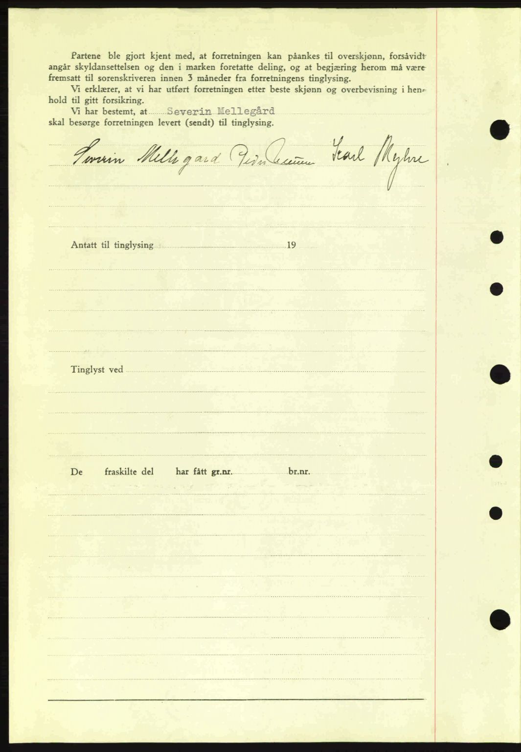 Moss sorenskriveri, SAO/A-10168: Mortgage book no. A9, 1941-1942, Diary no: : 896/1942