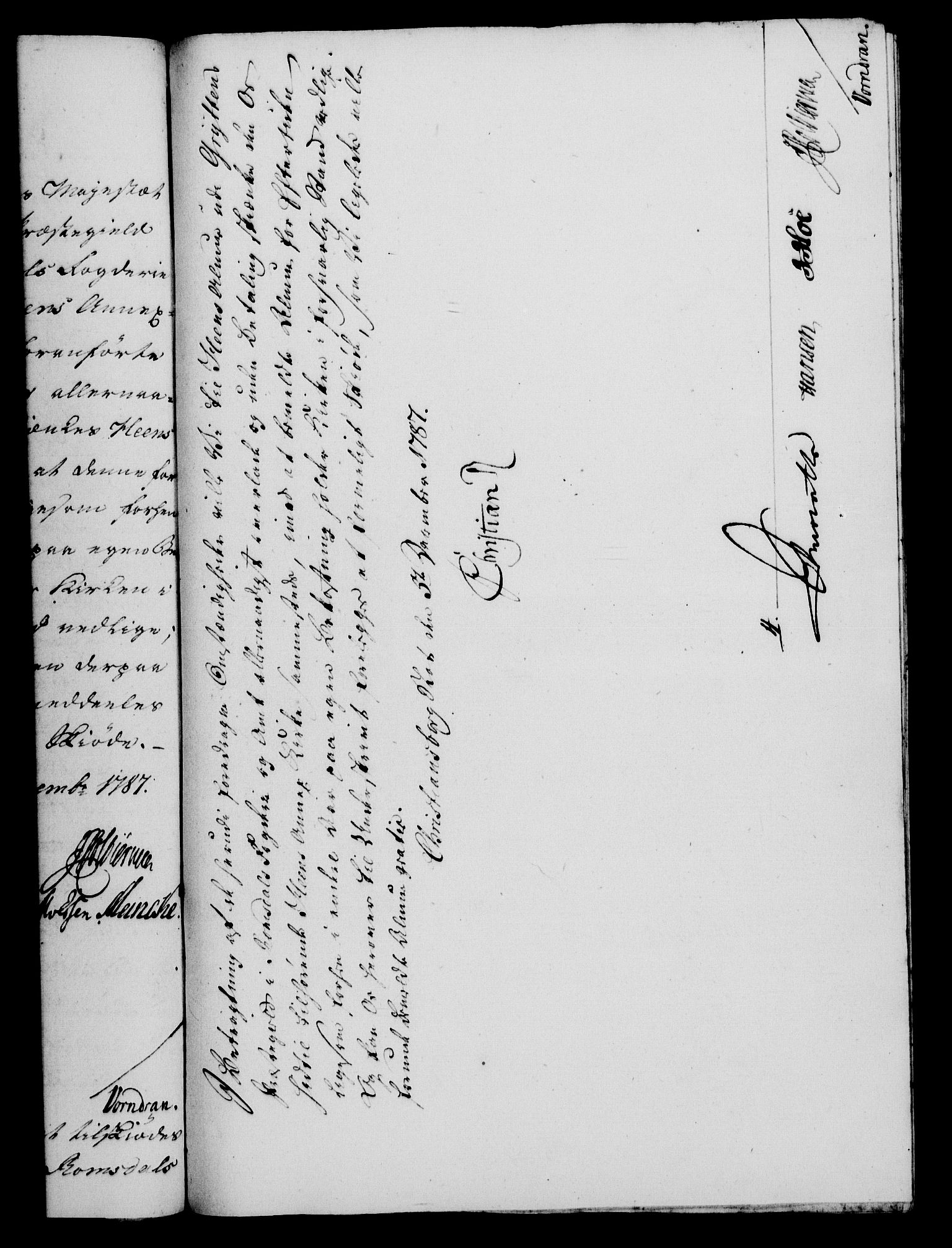 Rentekammeret, Kammerkanselliet, RA/EA-3111/G/Gf/Gfa/L0069: Norsk relasjons- og resolusjonsprotokoll (merket RK 52.69), 1787, p. 1158