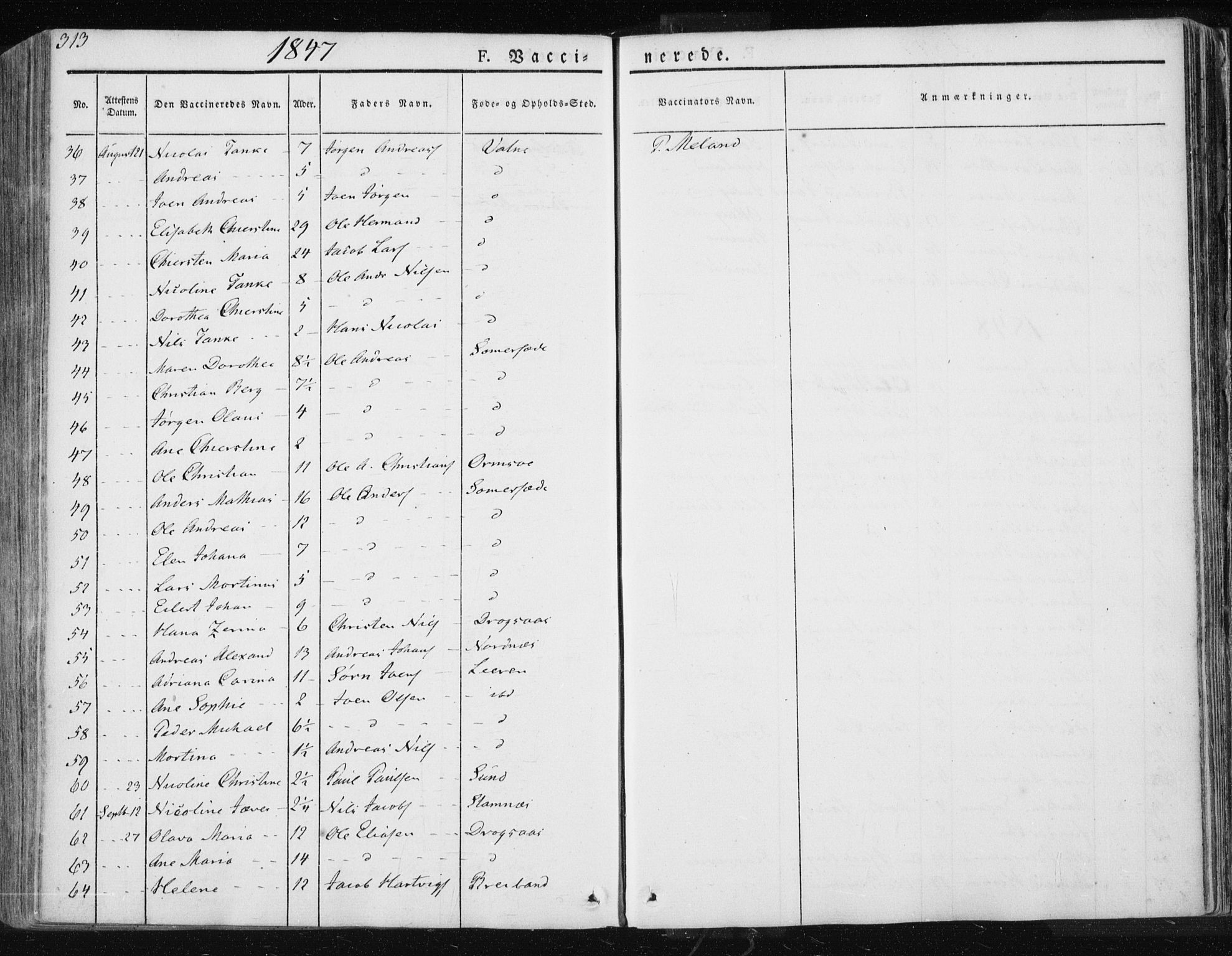 Ministerialprotokoller, klokkerbøker og fødselsregistre - Nordland, AV/SAT-A-1459/830/L0447: Parish register (official) no. 830A11, 1831-1854, p. 313