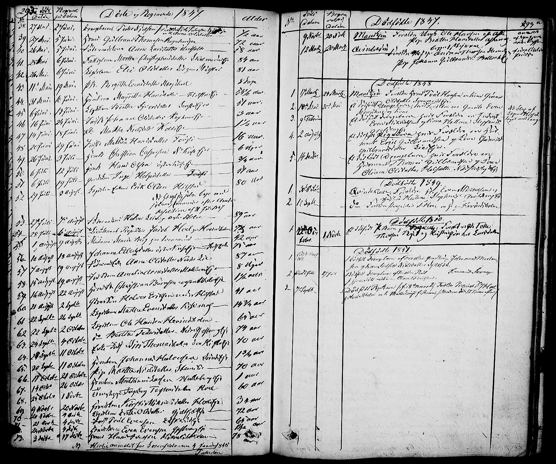 Nes prestekontor, Hedmark, AV/SAH-PREST-020/K/Ka/L0003: Parish register (official) no. 3, 1827-1851, p. 291