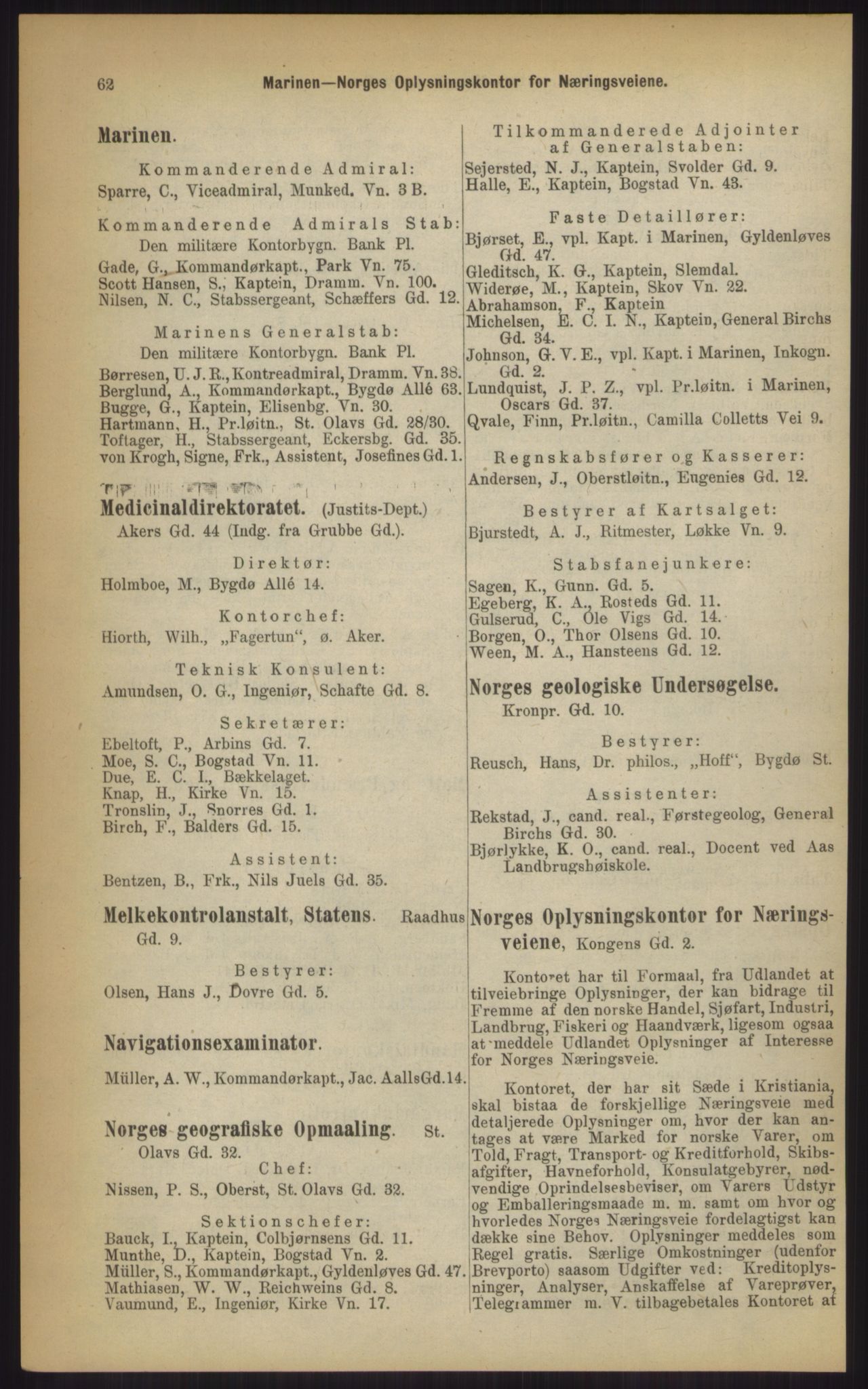 Kristiania/Oslo adressebok, PUBL/-, 1903, p. 62