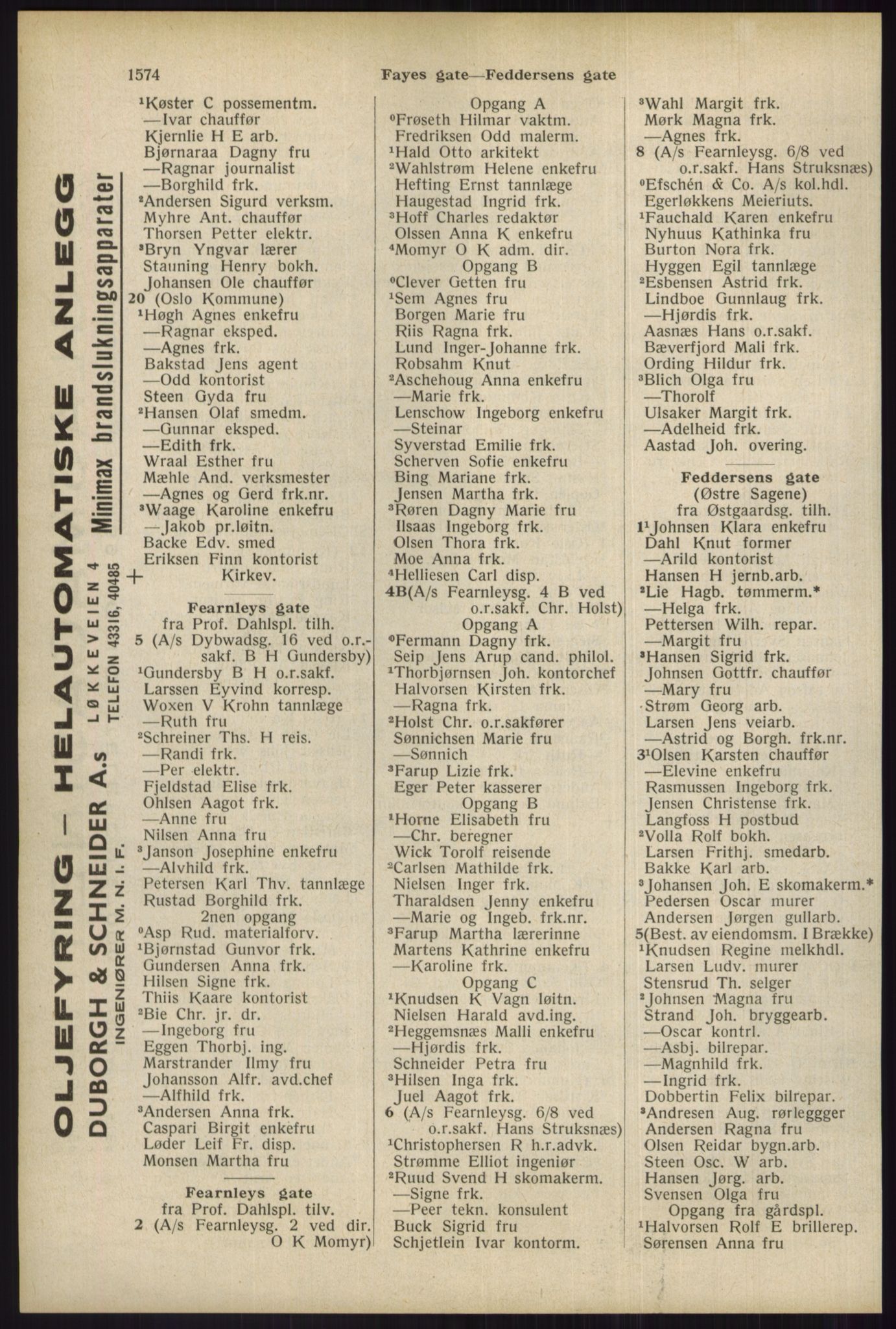 Kristiania/Oslo adressebok, PUBL/-, 1934, p. 1574