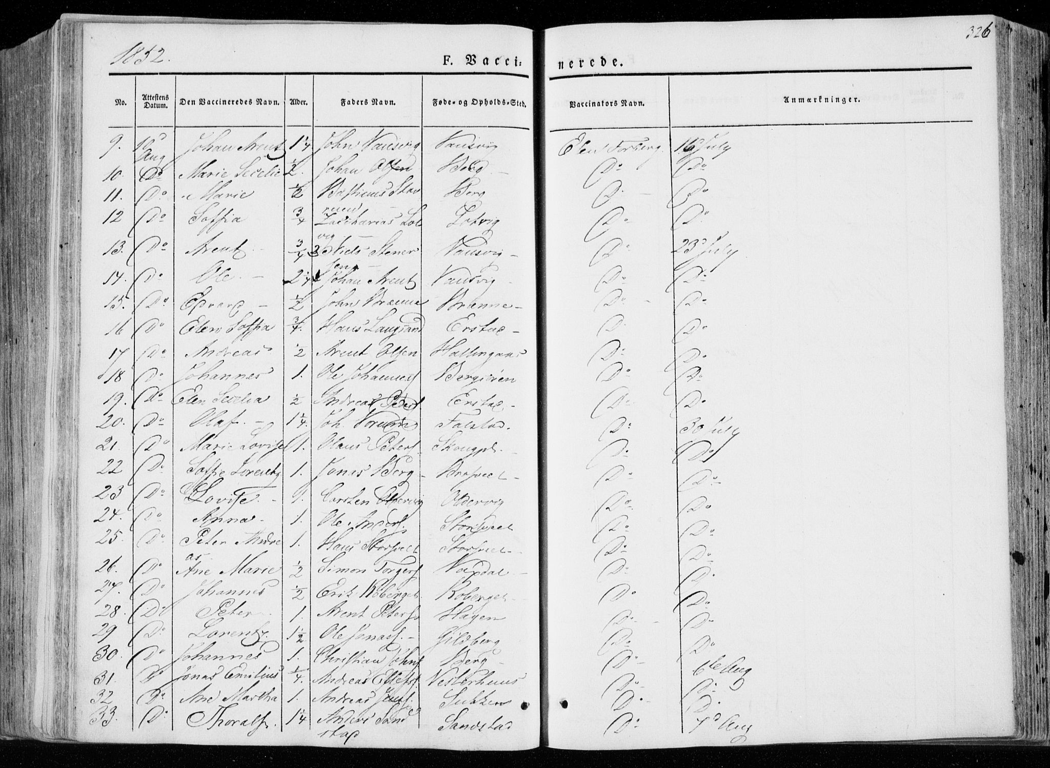 Ministerialprotokoller, klokkerbøker og fødselsregistre - Nord-Trøndelag, SAT/A-1458/722/L0218: Parish register (official) no. 722A05, 1843-1868, p. 326