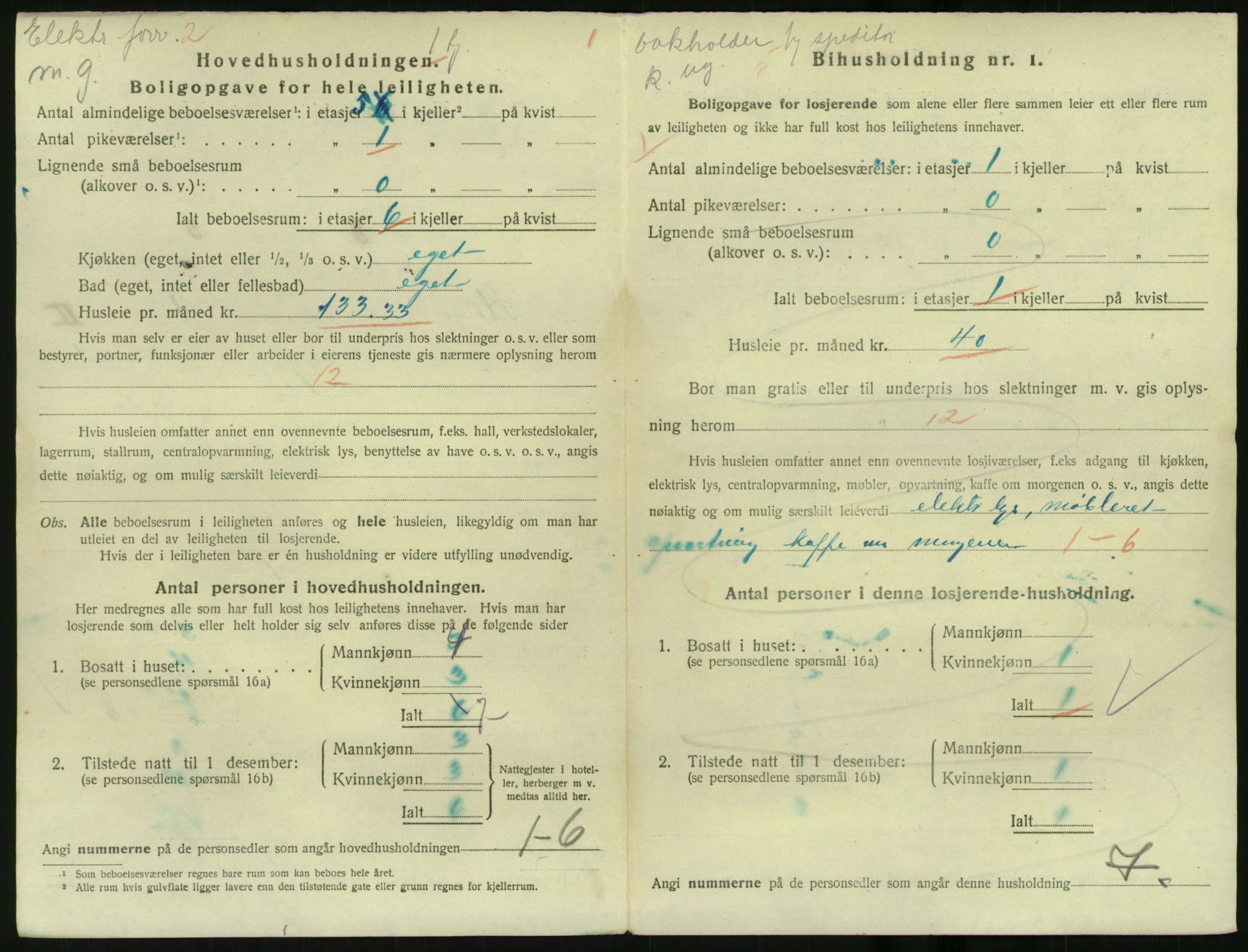 SAO, 1920 census for Kristiania, 1920, p. 103400