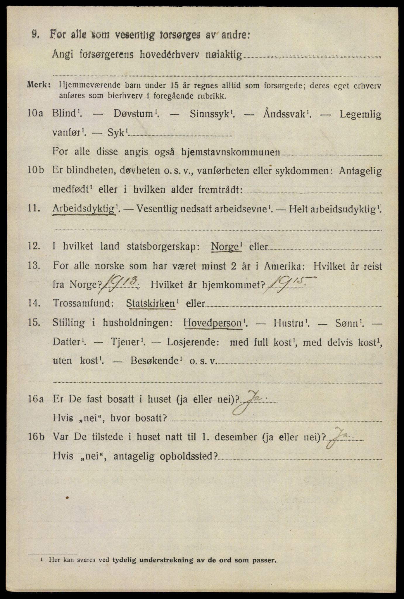 SAO, 1920 census for Nannestad, 1920, p. 3922