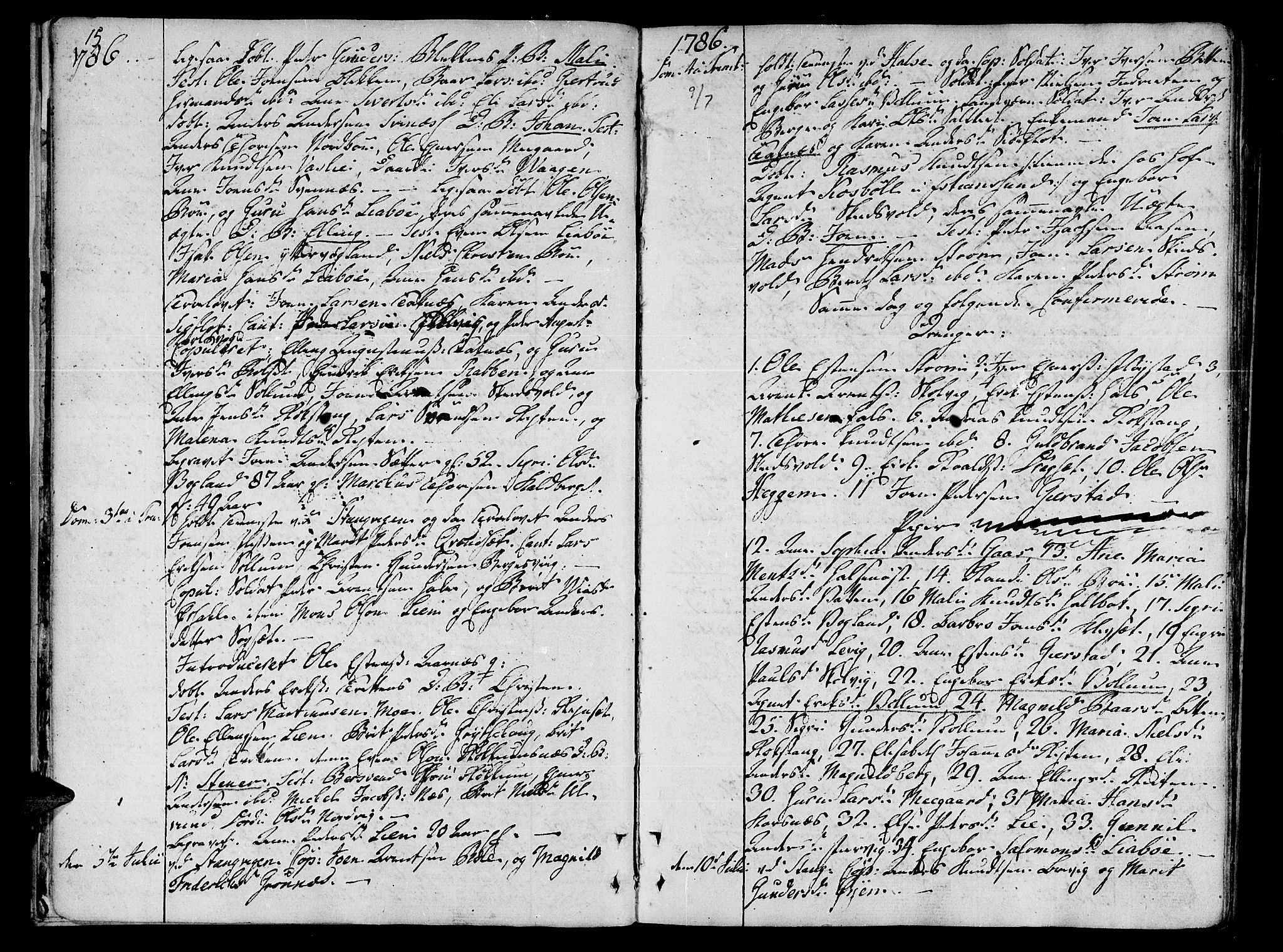 Ministerialprotokoller, klokkerbøker og fødselsregistre - Møre og Romsdal, SAT/A-1454/592/L1022: Parish register (official) no. 592A01, 1784-1819, p. 15