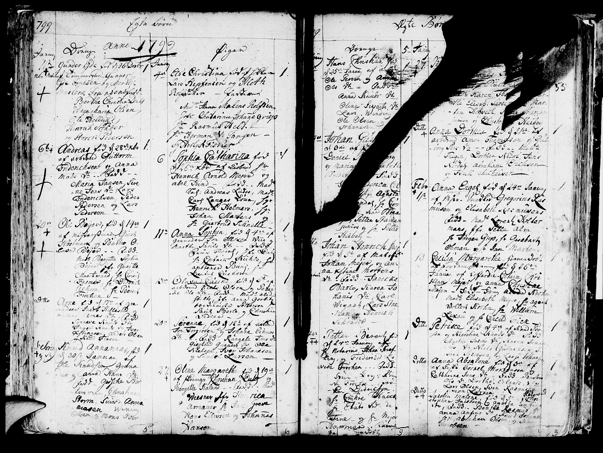 Korskirken sokneprestembete, AV/SAB-A-76101/H/Haa/L0006: Parish register (official) no. A 6, 1790-1820, p. 55