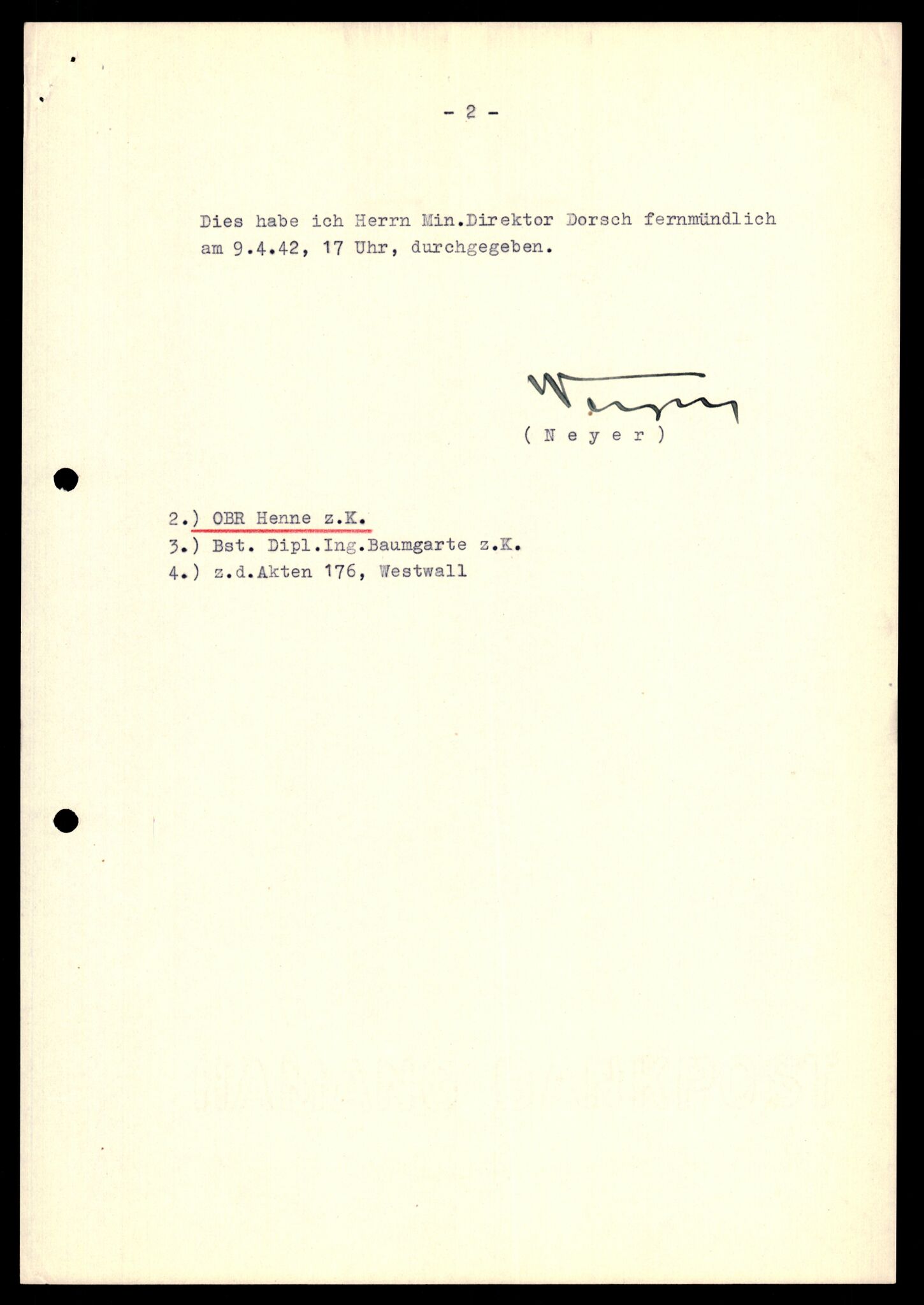 Forsvarets Overkommando. 2 kontor. Arkiv 11.4. Spredte tyske arkivsaker, AV/RA-RAFA-7031/D/Dar/Darb/L0001: Reichskommissariat - Hauptabteilung Technik und Verkehr, 1940-1944, p. 118