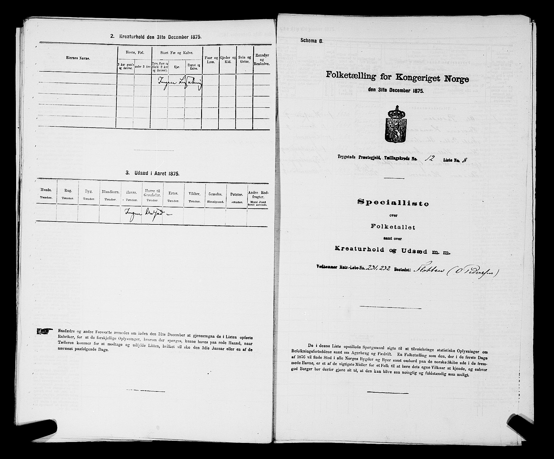 RA, 1875 census for 0122P Trøgstad, 1875, p. 1329