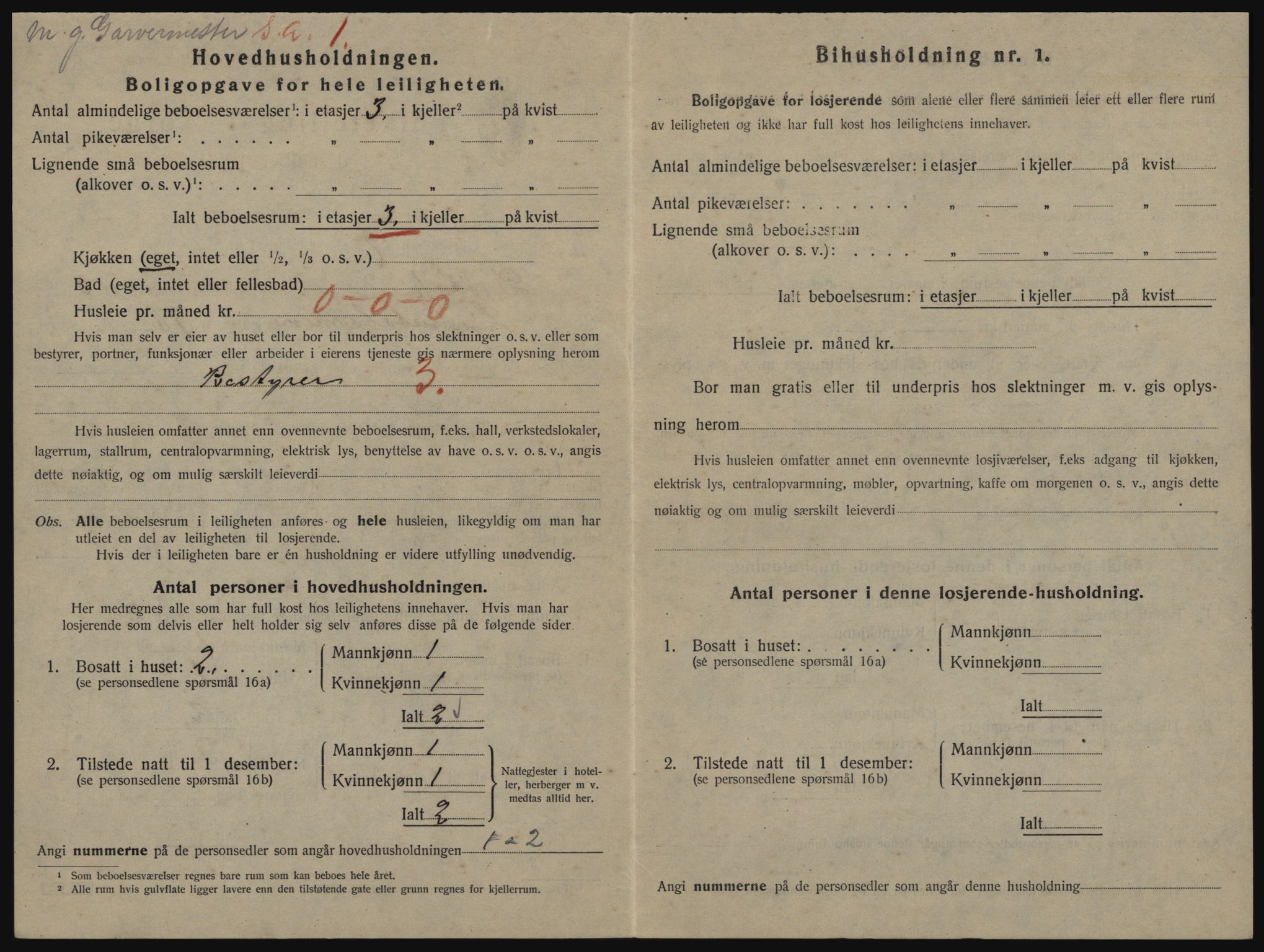 SAO, 1920 census for Drøbak, 1920, p. 1140