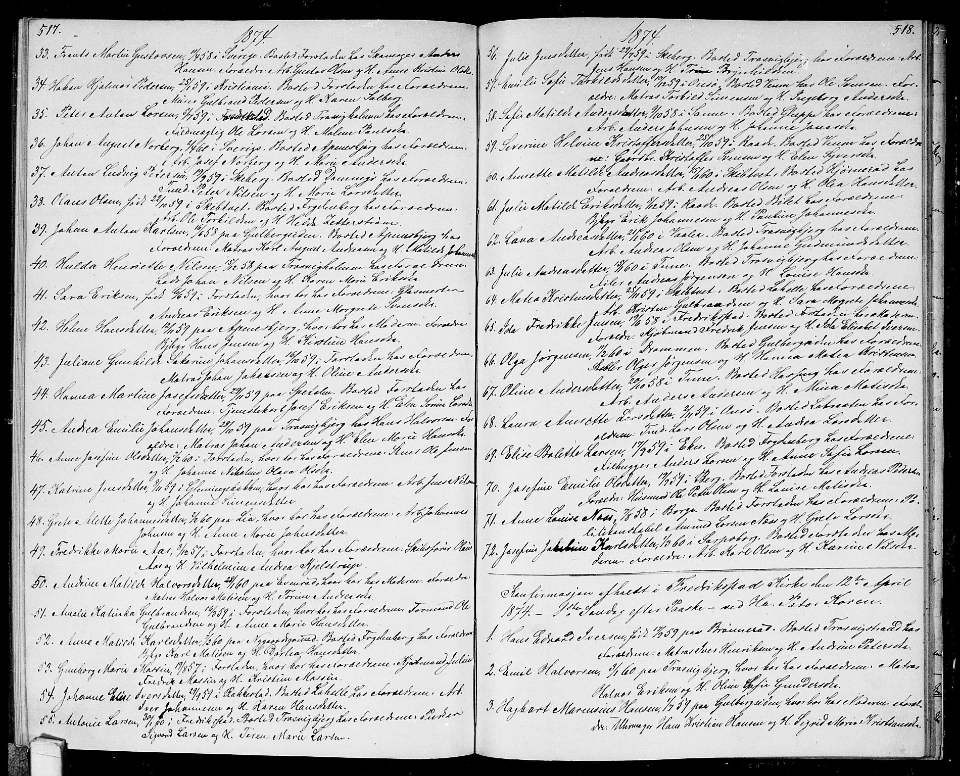 Glemmen prestekontor Kirkebøker, SAO/A-10908/G/Ga/L0004: Parish register (copy) no. 4, 1867-1875, p. 517-518