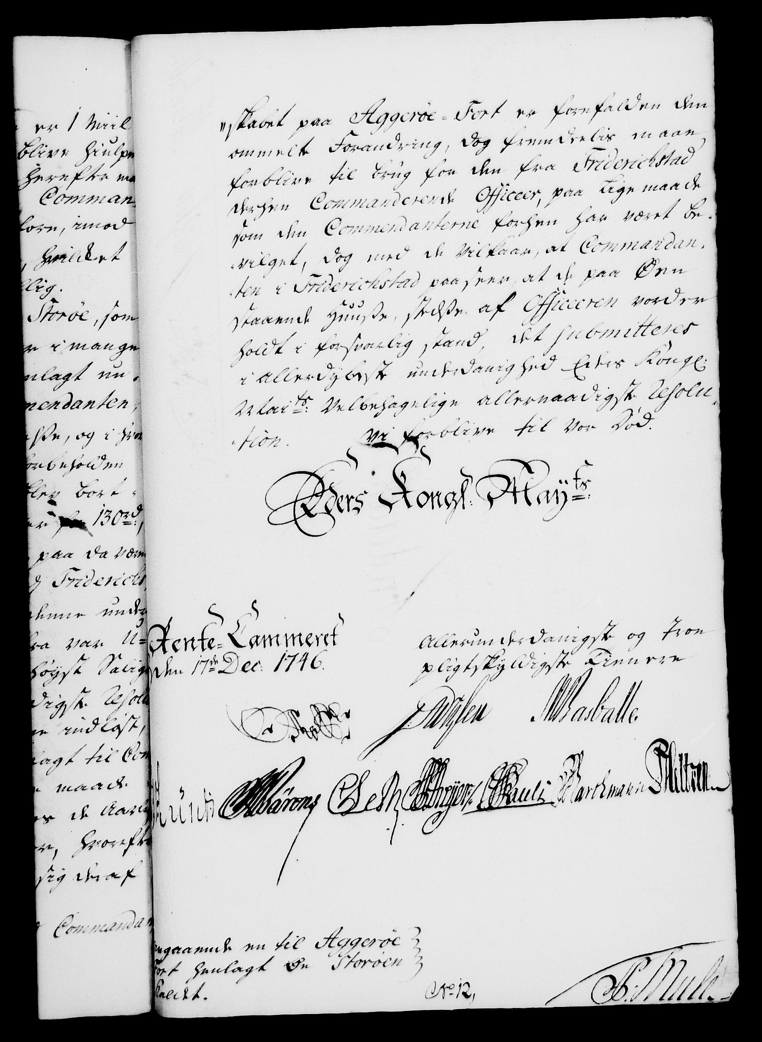 Rentekammeret, Kammerkanselliet, RA/EA-3111/G/Gf/Gfa/L0029: Norsk relasjons- og resolusjonsprotokoll (merket RK 52.29), 1746-1747, p. 205