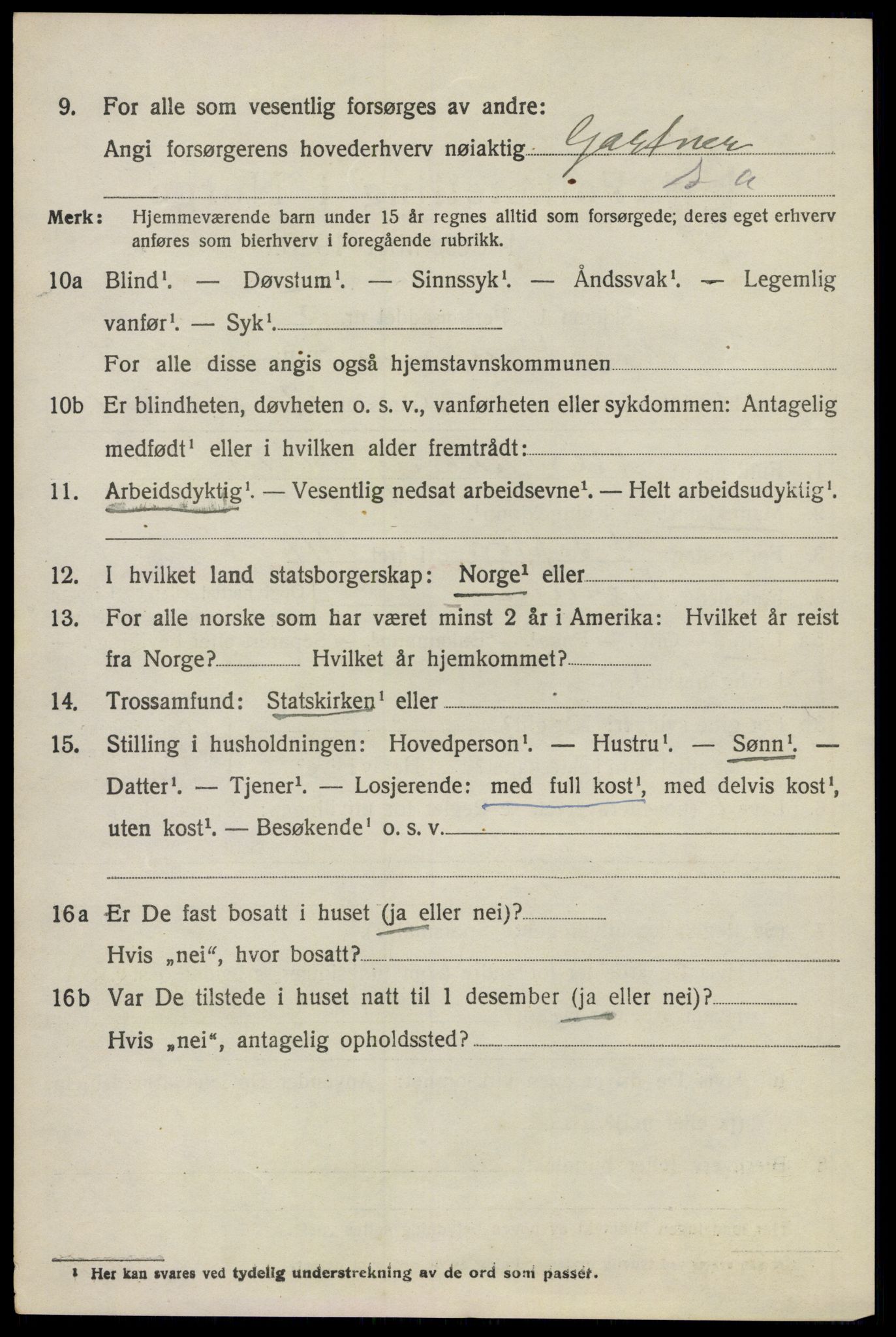 SAO, 1920 census for Nesodden, 1920, p. 6262
