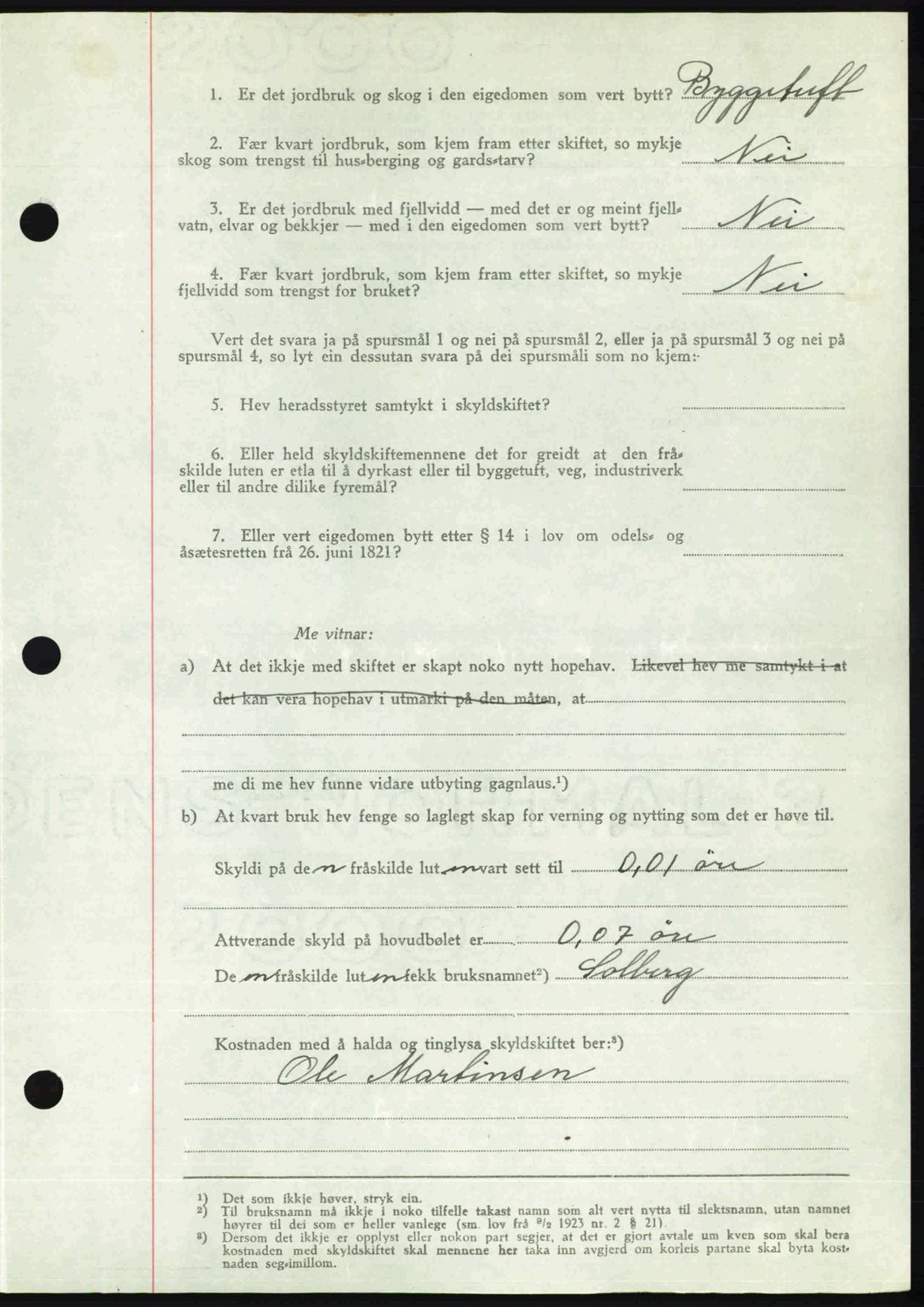 Romsdal sorenskriveri, AV/SAT-A-4149/1/2/2C: Mortgage book no. A27, 1948-1948, Diary no: : 2705/1948