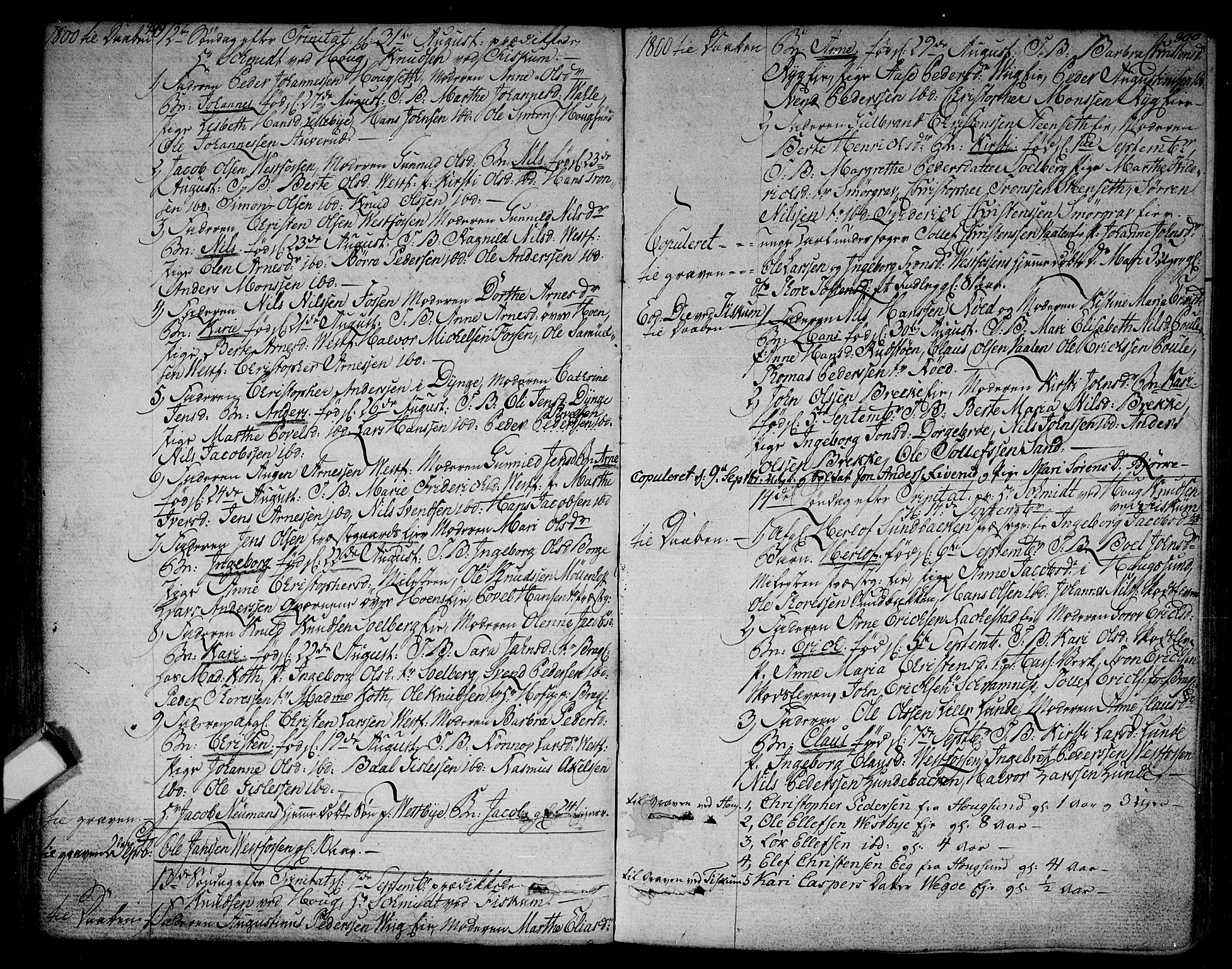 Eiker kirkebøker, AV/SAKO-A-4/F/Fa/L0009: Parish register (official) no. I 9, 1789-1806, p. 299-300