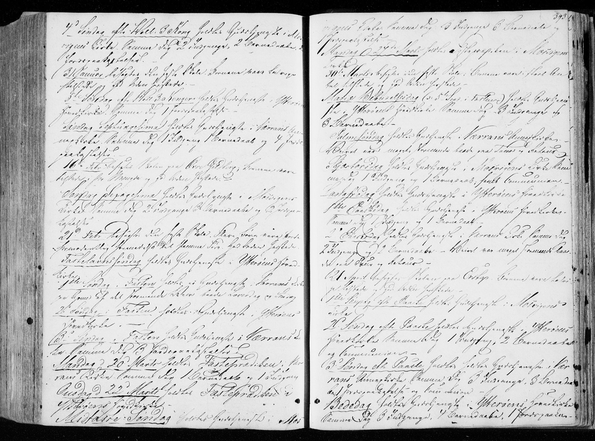 Ministerialprotokoller, klokkerbøker og fødselsregistre - Nord-Trøndelag, SAT/A-1458/722/L0218: Parish register (official) no. 722A05, 1843-1868, p. 393