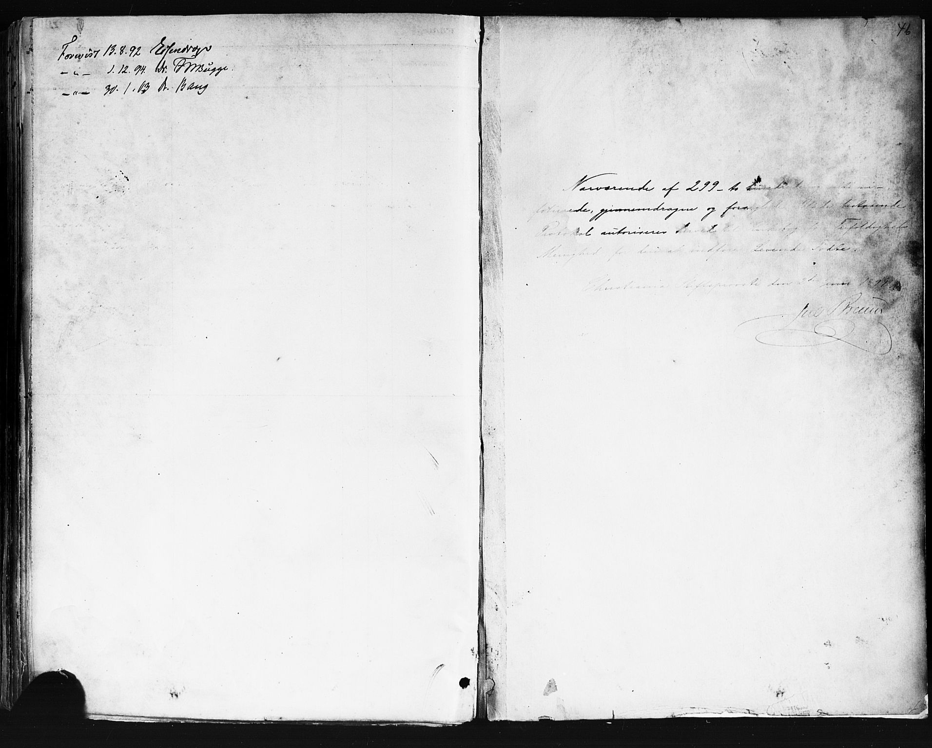 Trefoldighet prestekontor Kirkebøker, SAO/A-10882/F/Fa/L0006: Parish register (official) no. I 6, 1891-1899