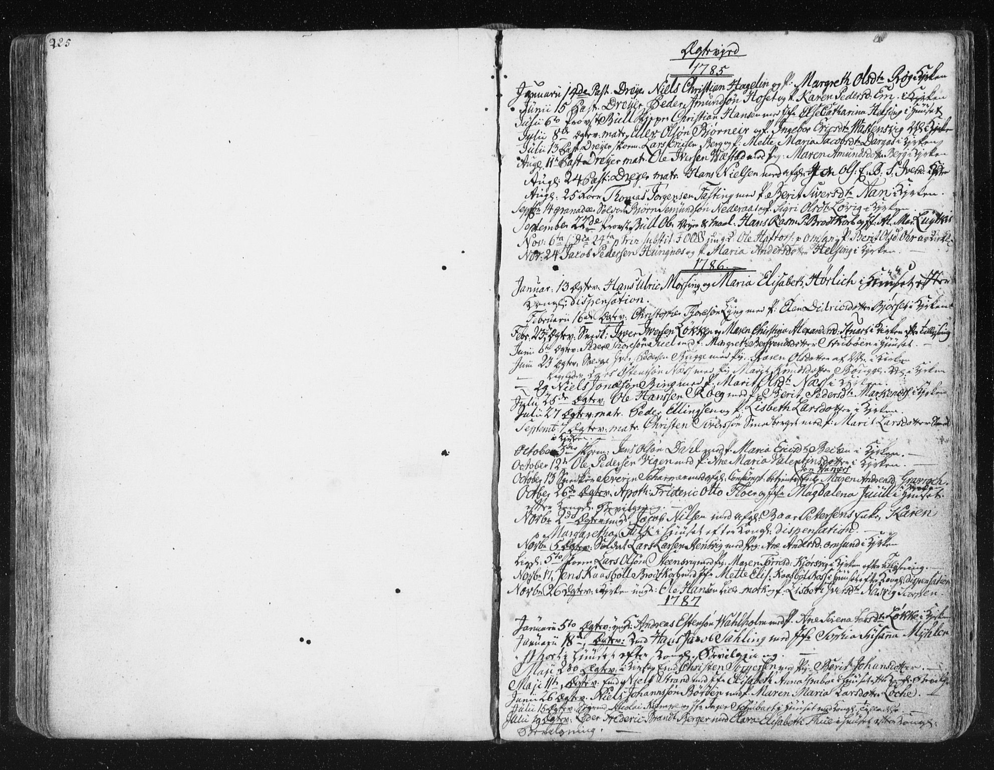 Ministerialprotokoller, klokkerbøker og fødselsregistre - Møre og Romsdal, SAT/A-1454/572/L0841: Parish register (official) no. 572A04, 1784-1819, p. 225