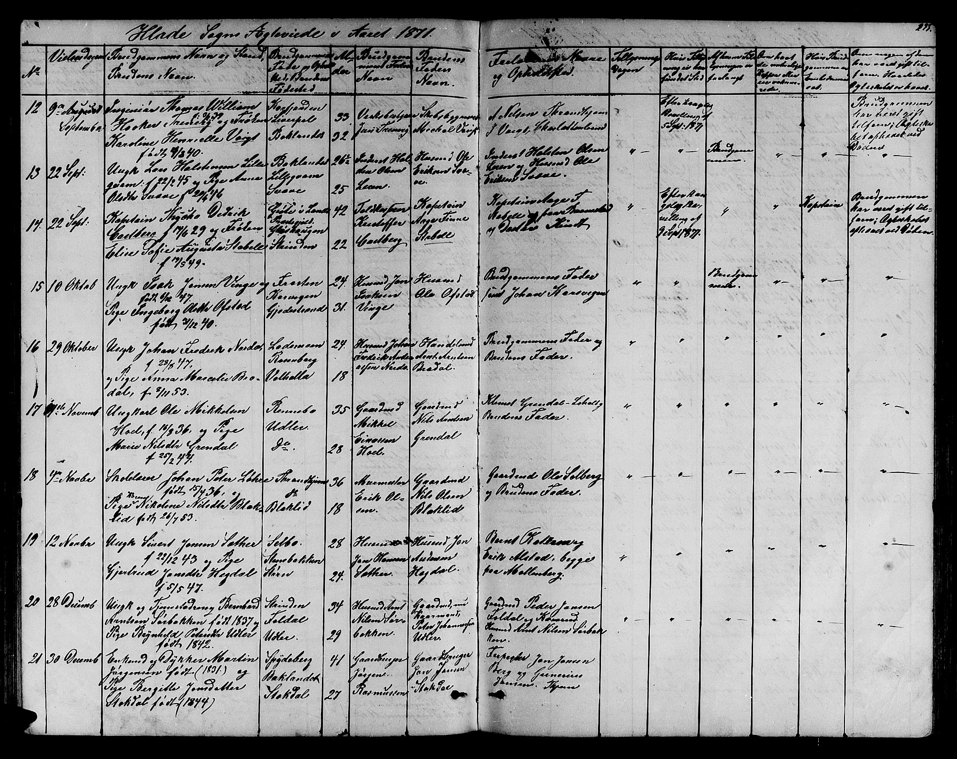 Ministerialprotokoller, klokkerbøker og fødselsregistre - Sør-Trøndelag, SAT/A-1456/606/L0311: Parish register (copy) no. 606C07, 1860-1877, p. 235