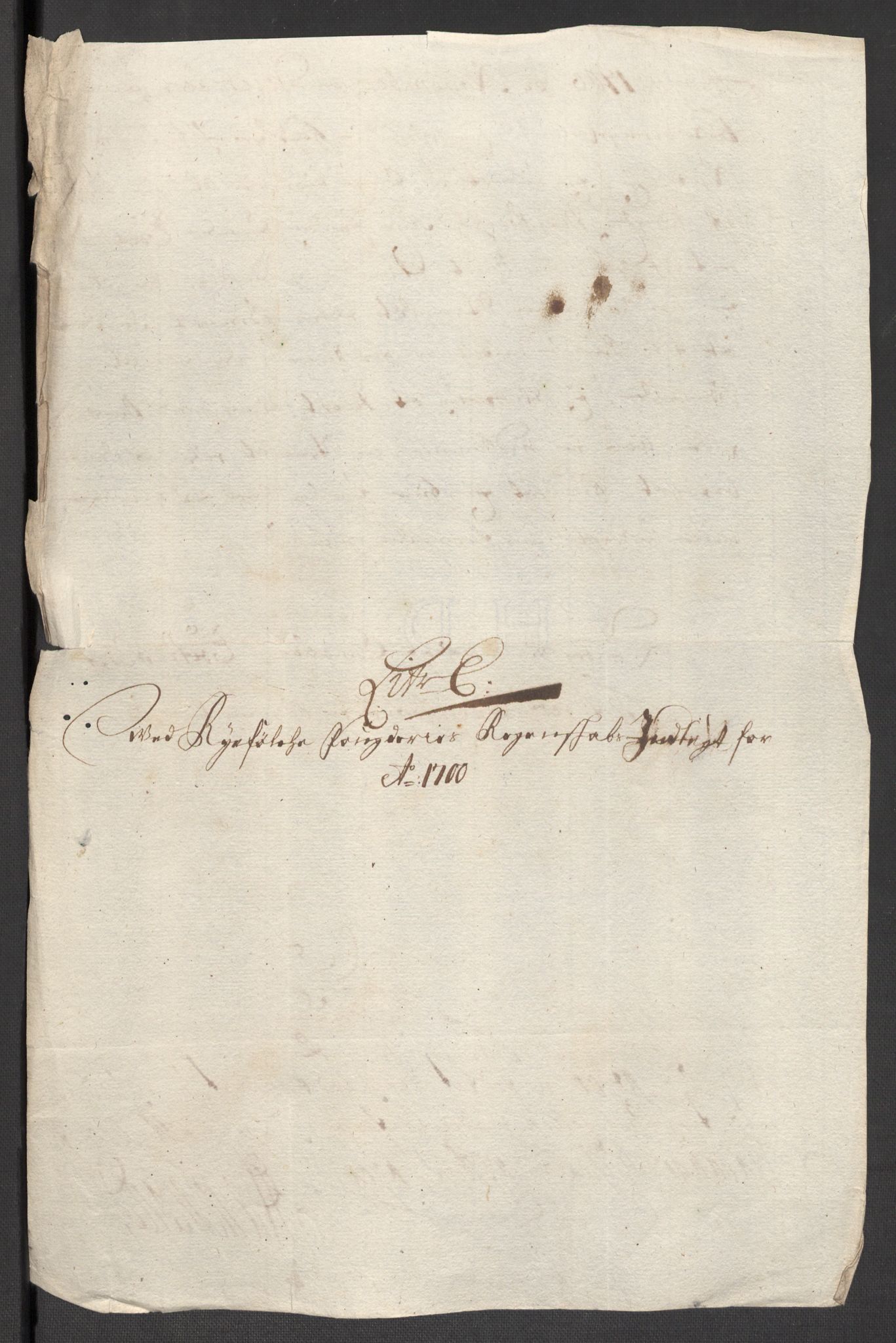 Rentekammeret inntil 1814, Reviderte regnskaper, Fogderegnskap, RA/EA-4092/R47/L2858: Fogderegnskap Ryfylke, 1697-1700, p. 357