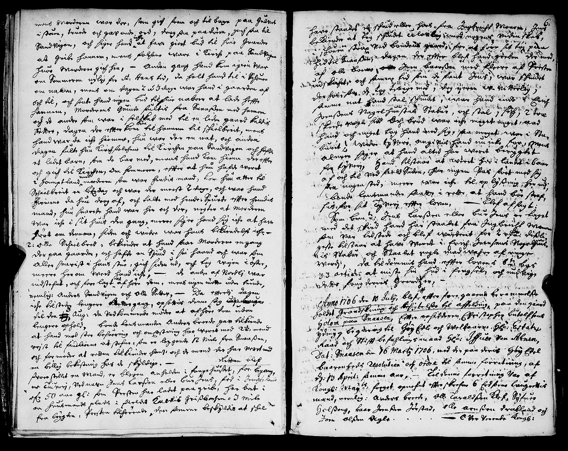 Inderøy sorenskriveri, AV/SAT-A-4147/1/1/1A/L0006: Tingbok, 1706-1710, p. 5b-6a