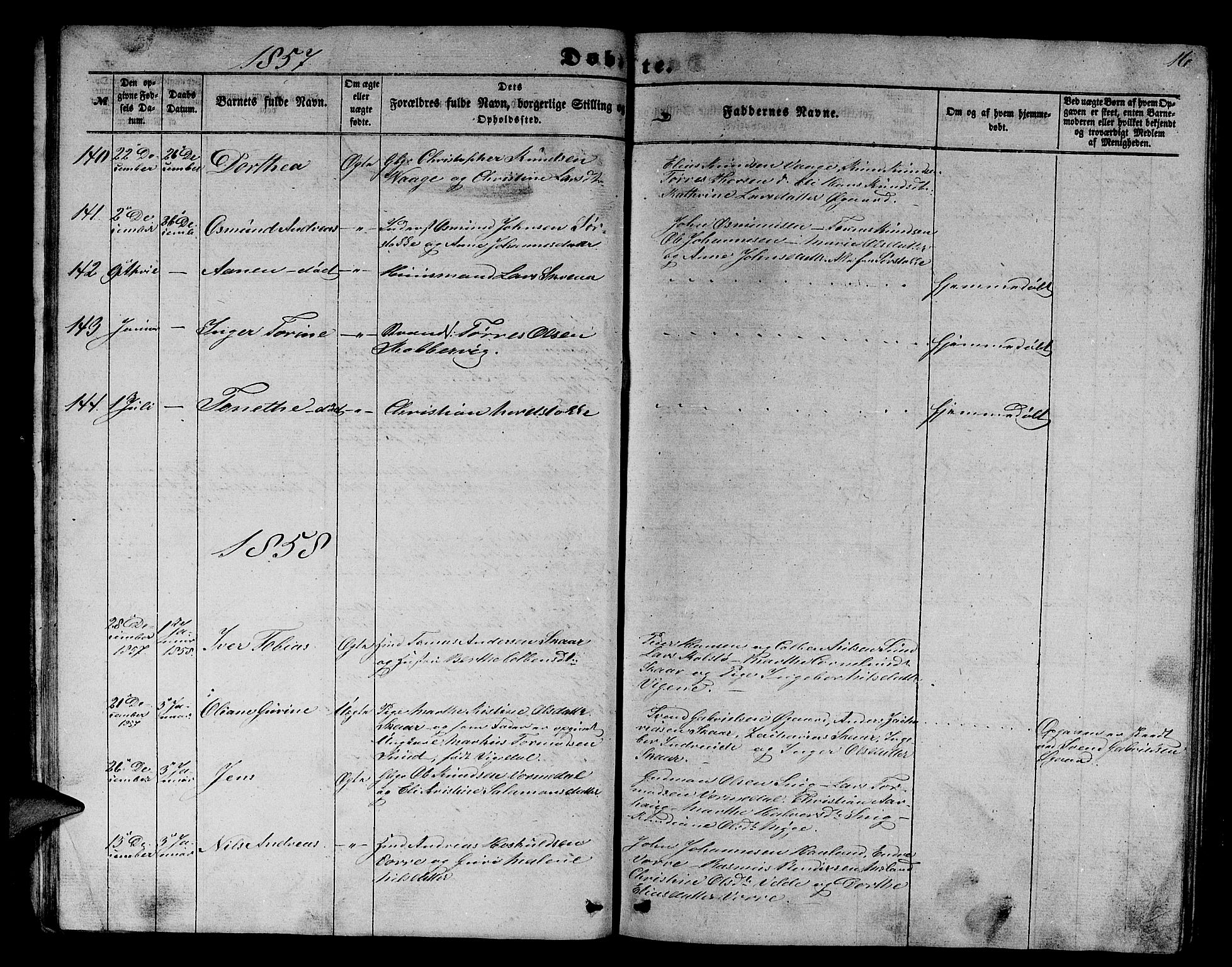 Avaldsnes sokneprestkontor, SAST/A -101851/H/Ha/Hab/L0003: Parish register (copy) no. B 3, 1857-1871, p. 16