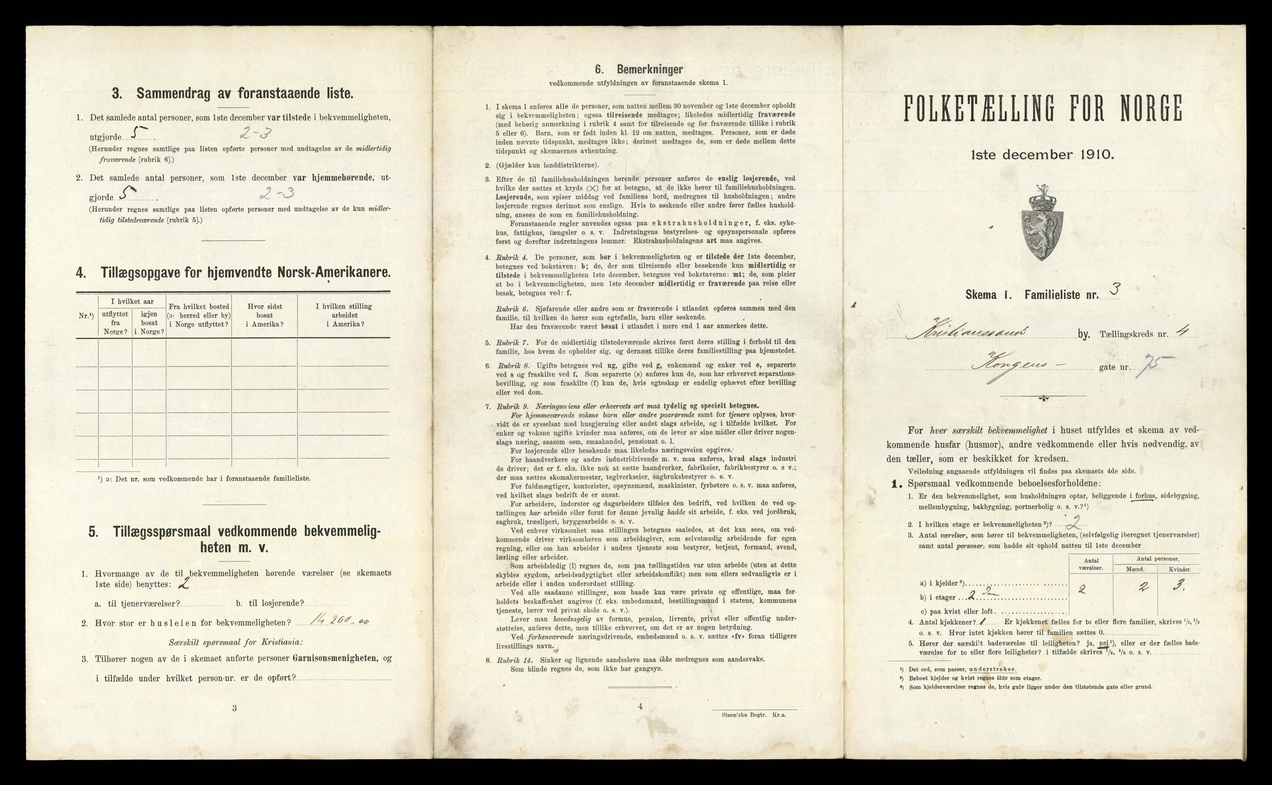 RA, 1910 census for Kristiansand, 1910, p. 978