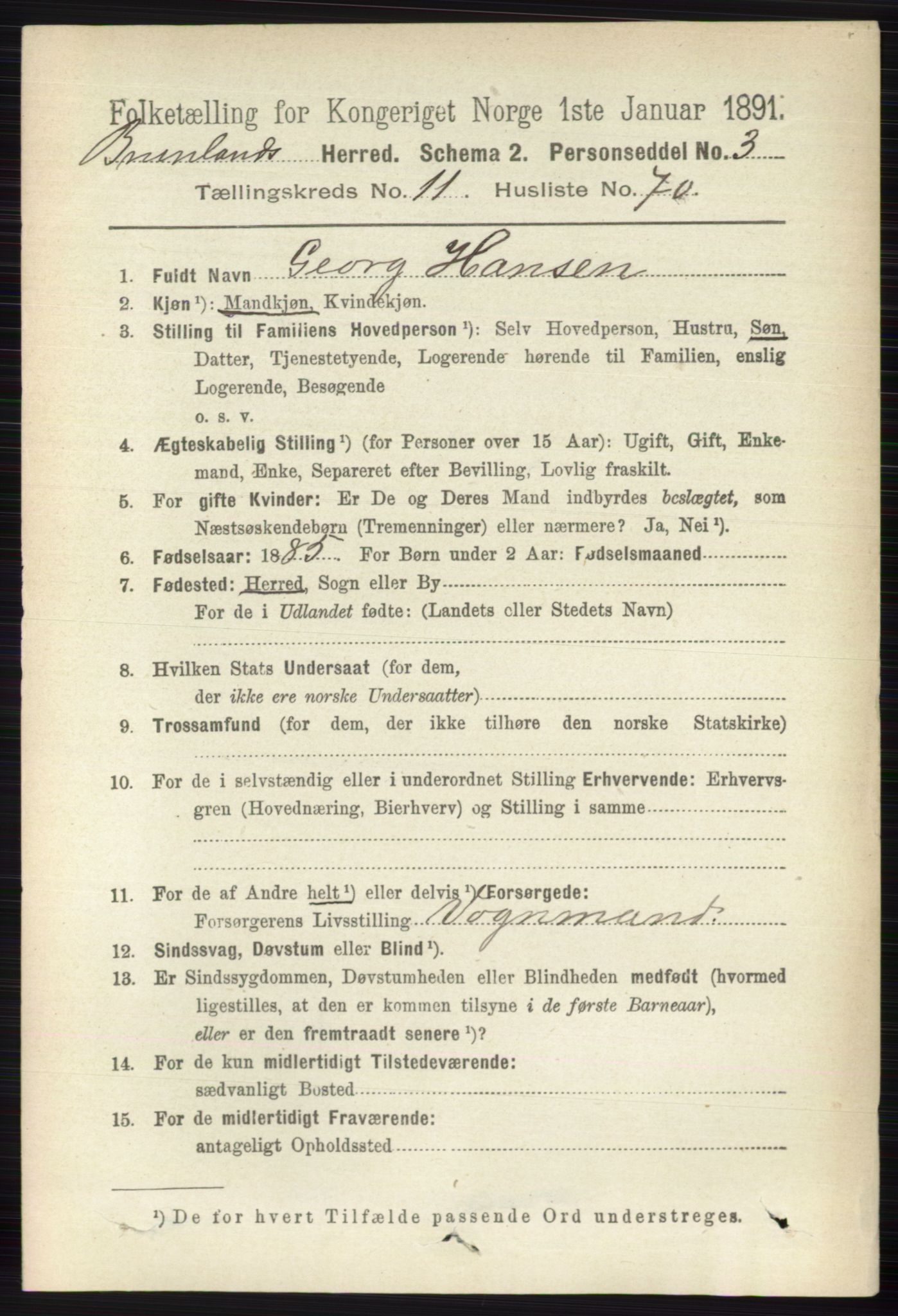 RA, 1891 census for 0726 Brunlanes, 1891, p. 5790