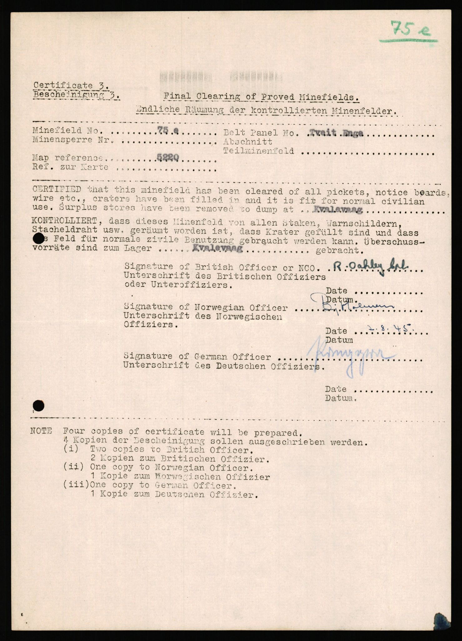 Deutscher Oberbefehlshaber Norwegen (DOBN), AV/RA-RAFA-2197/D/Dl/L0115: DB Zone Stavanger Abt. Ia, 1945, p. 45