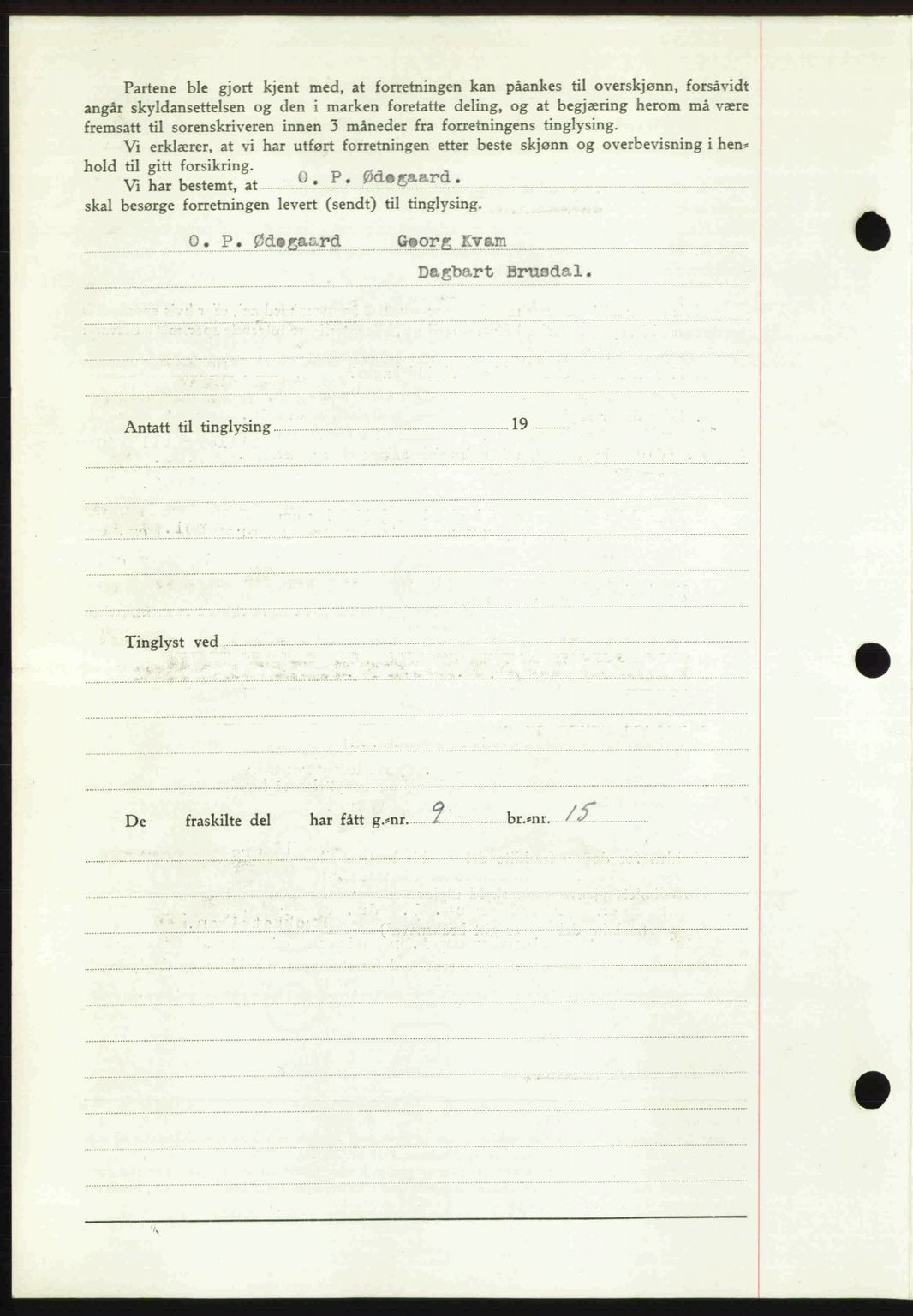 Romsdal sorenskriveri, AV/SAT-A-4149/1/2/2C: Mortgage book no. A21, 1946-1946, Diary no: : 2321/1946