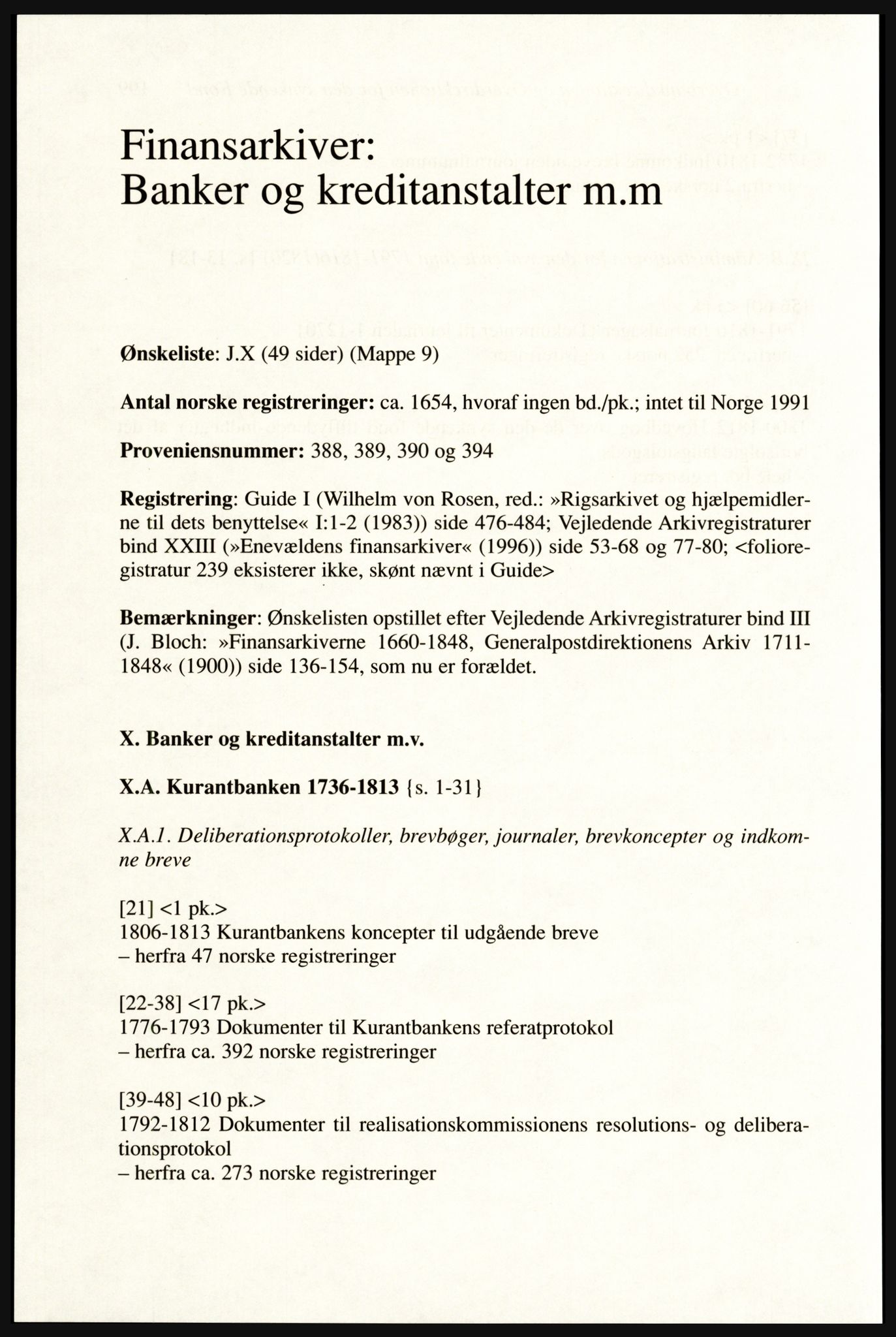 Publikasjoner utgitt av Arkivverket, PUBL/PUBL-001/A/0002: Erik Gøbel: NOREG, Tværregistratur over norgesrelevant materiale i Rigsarkivet i København (2000), 2000, p. 202