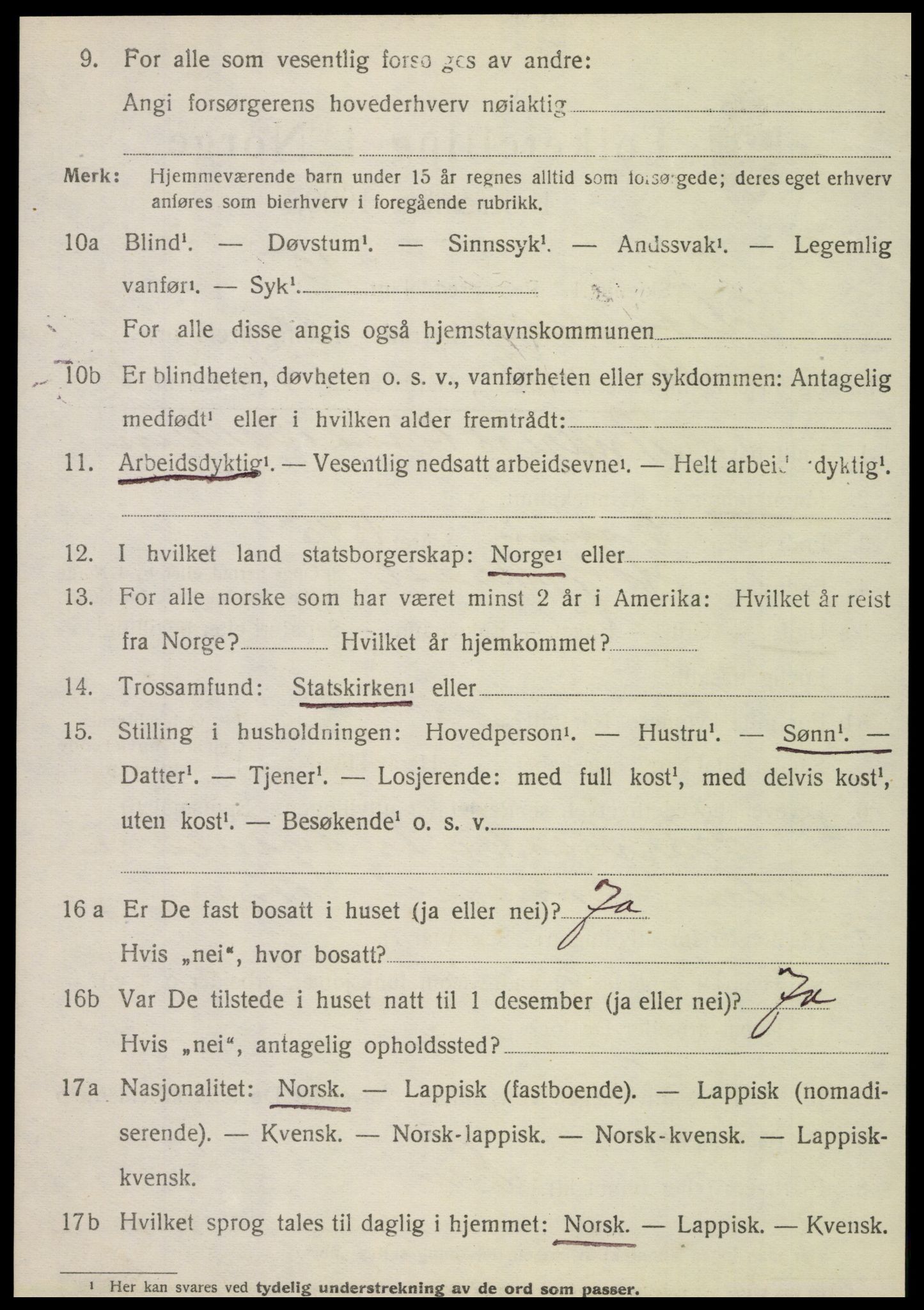 SAT, 1920 census for Hattfjelldal, 1920, p. 779