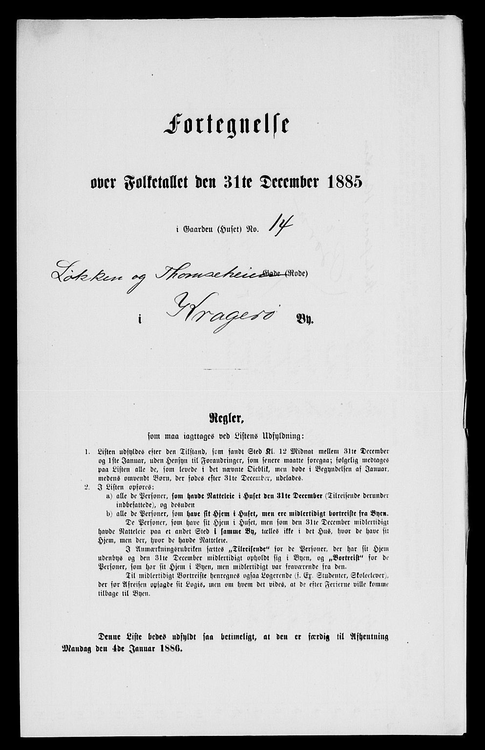 SAKO, 1885 census for 0801 Kragerø, 1885, p. 681