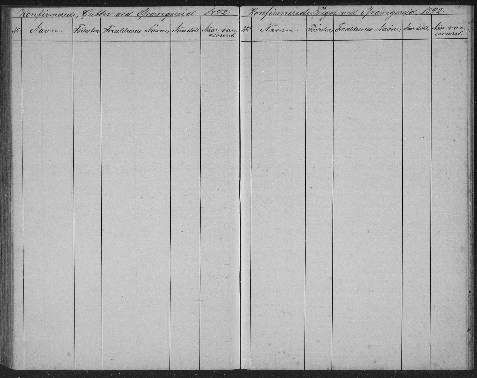 Sør-Audnedal sokneprestkontor, SAK/1111-0039/F/Fb/Fba/L0003: Parish register (copy) no. B 3, 1879-1893, p. 118