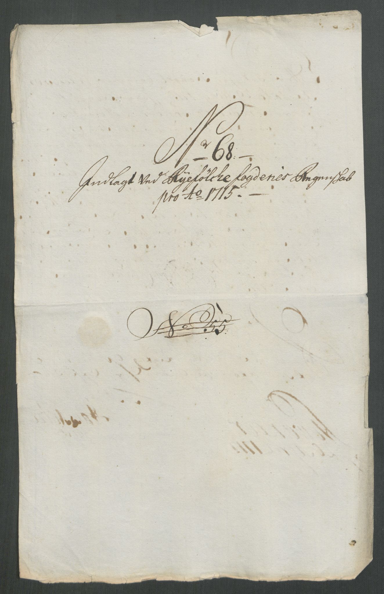 Rentekammeret inntil 1814, Reviderte regnskaper, Fogderegnskap, AV/RA-EA-4092/R47/L2868: Fogderegnskap Ryfylke, 1715, p. 371